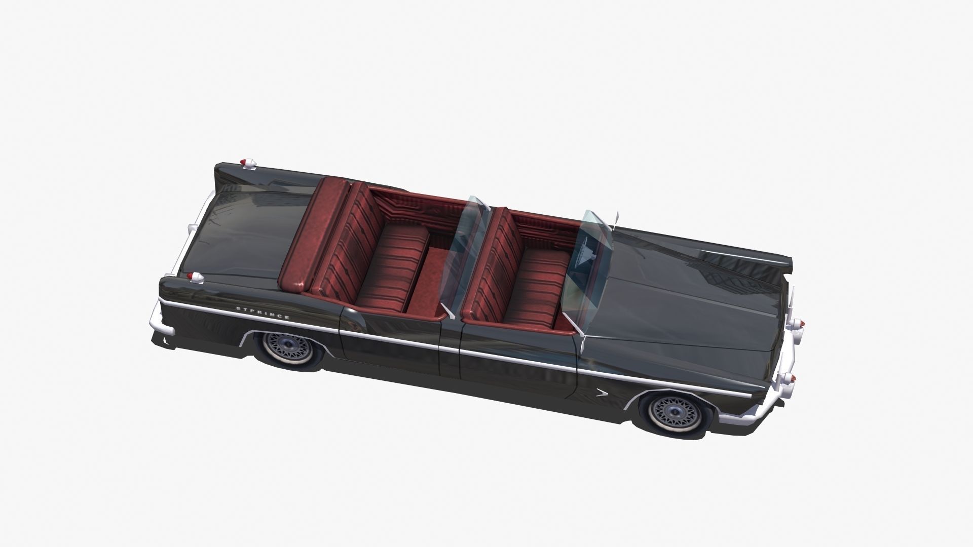 Open Topped Limo 3D model_13