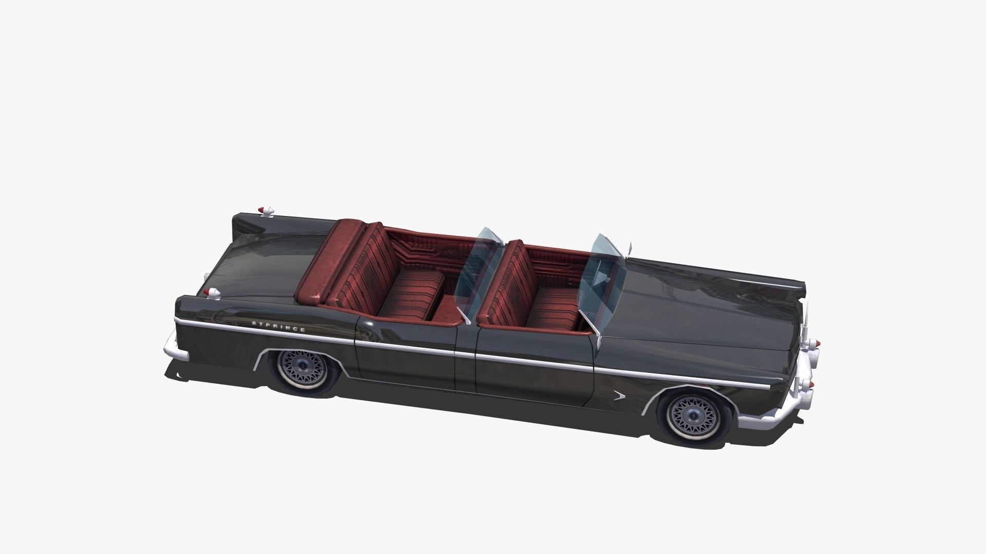 Open Topped Limo 3D model_16