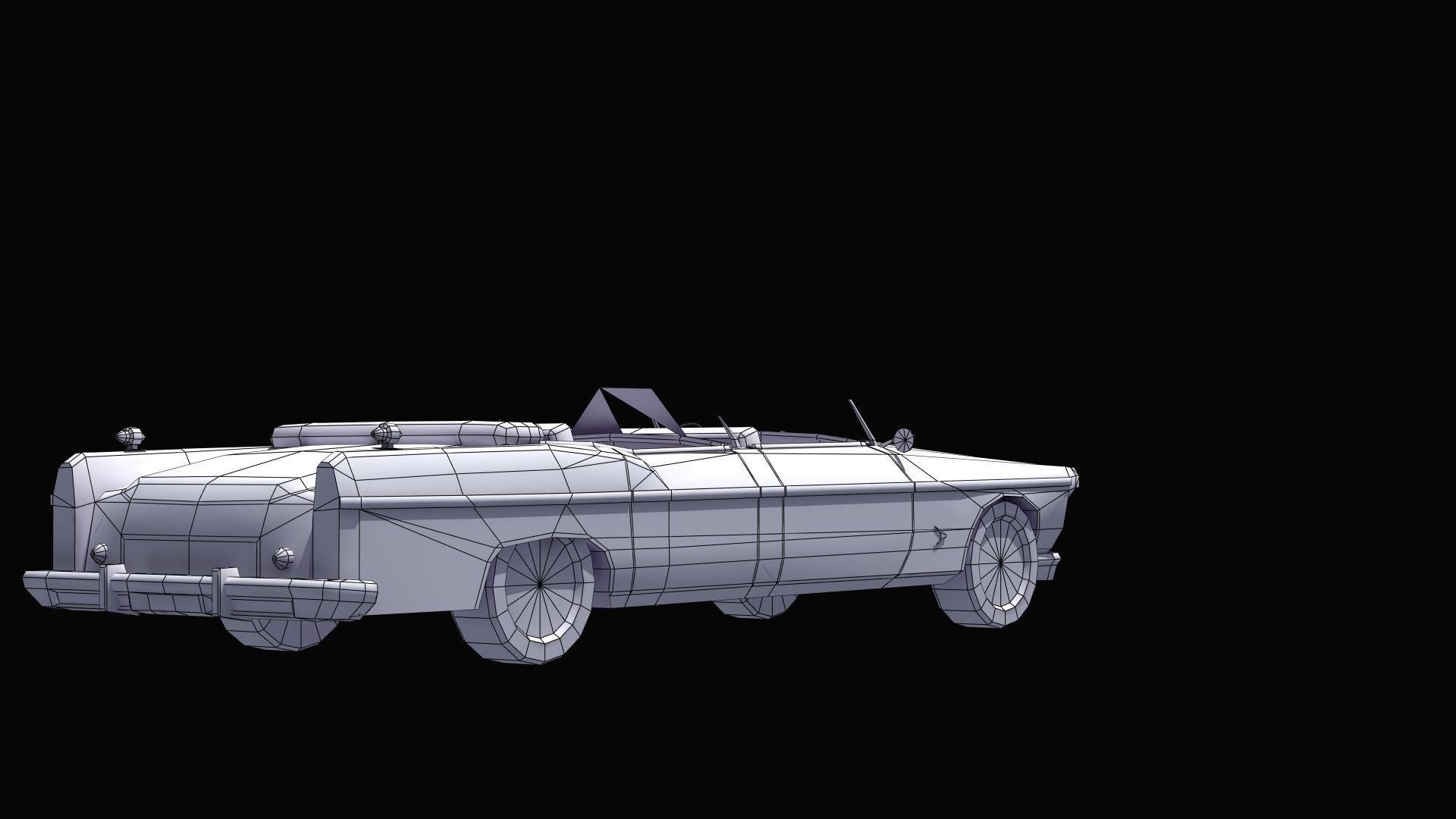 Open Topped Limo 3D model_32