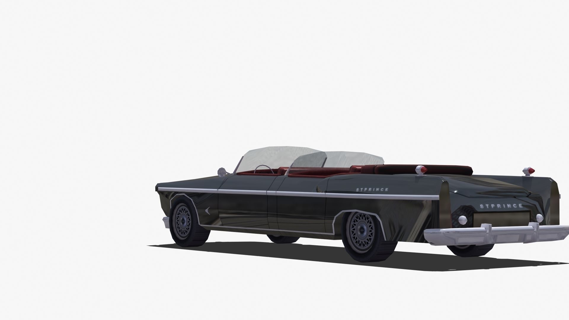 Open Topped Limo 3D model_20