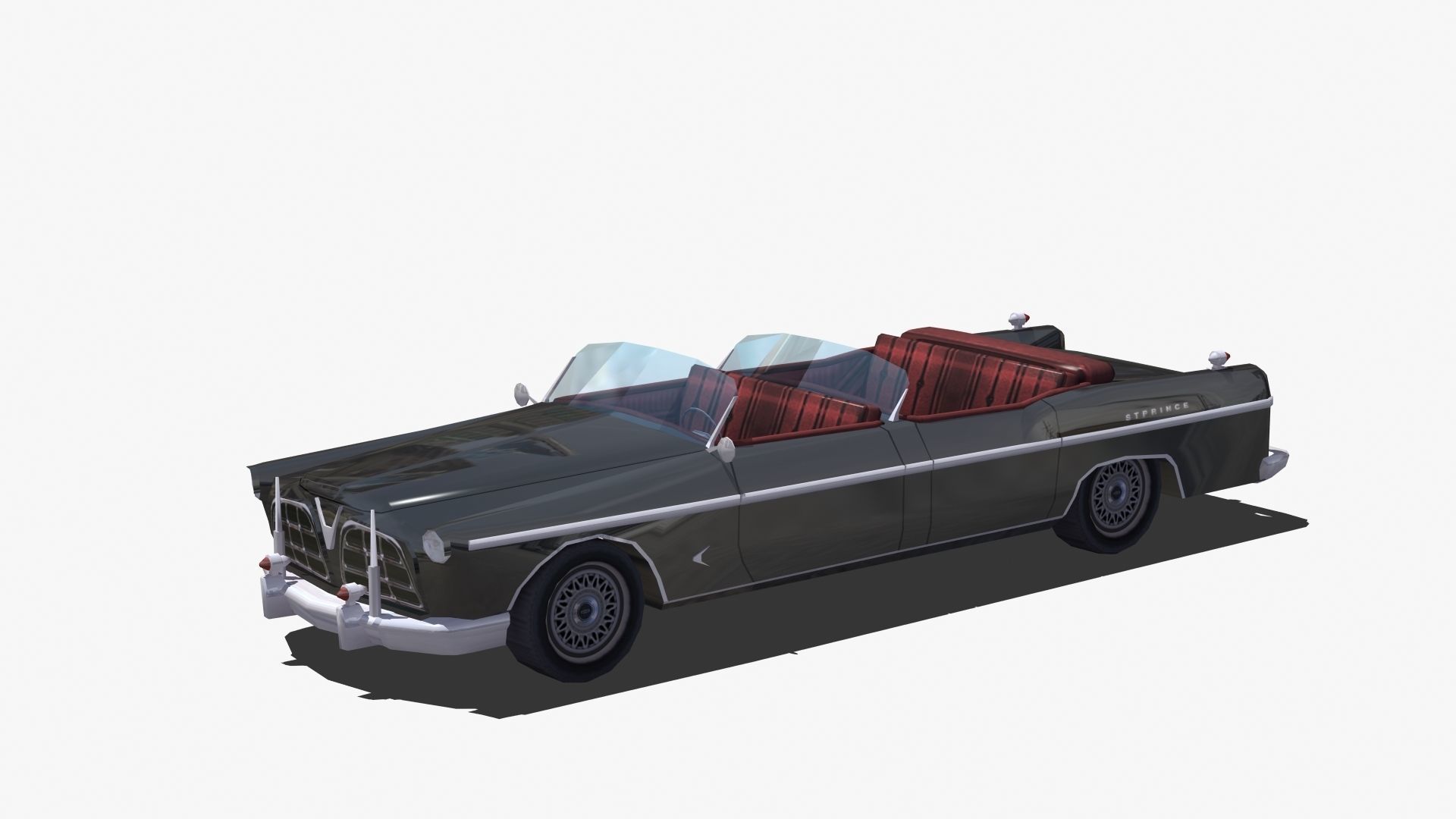 Open Topped Limo 3D model_14