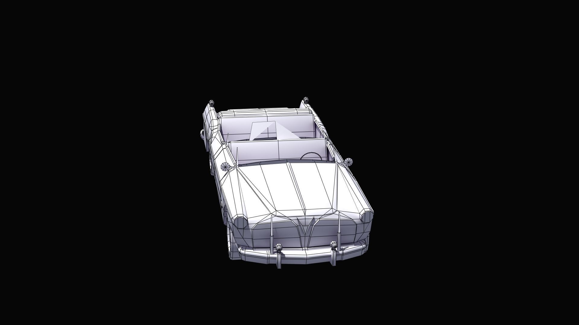 Open Topped Limo 3D model_29