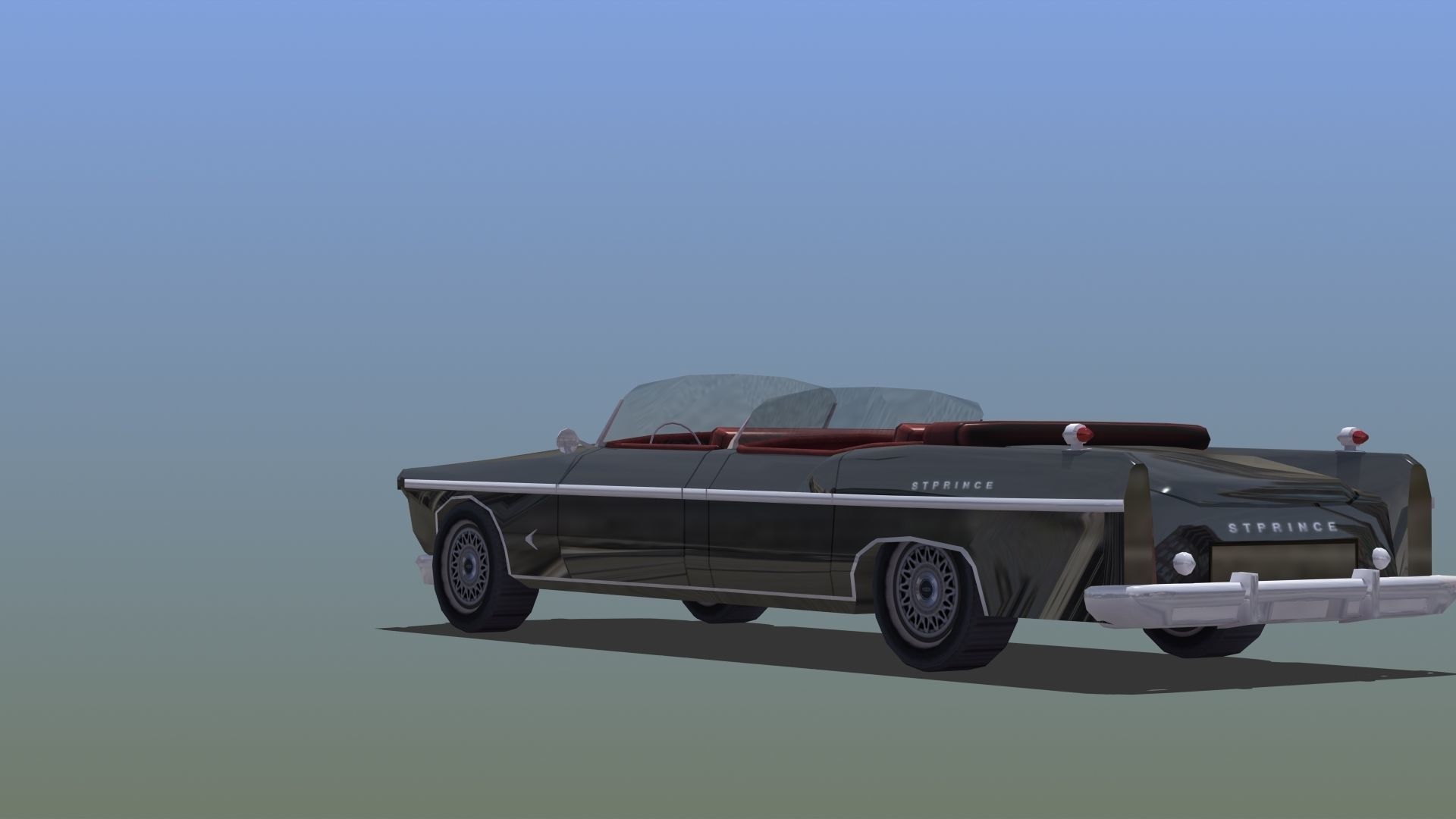 Open Topped Limo 3D model_9