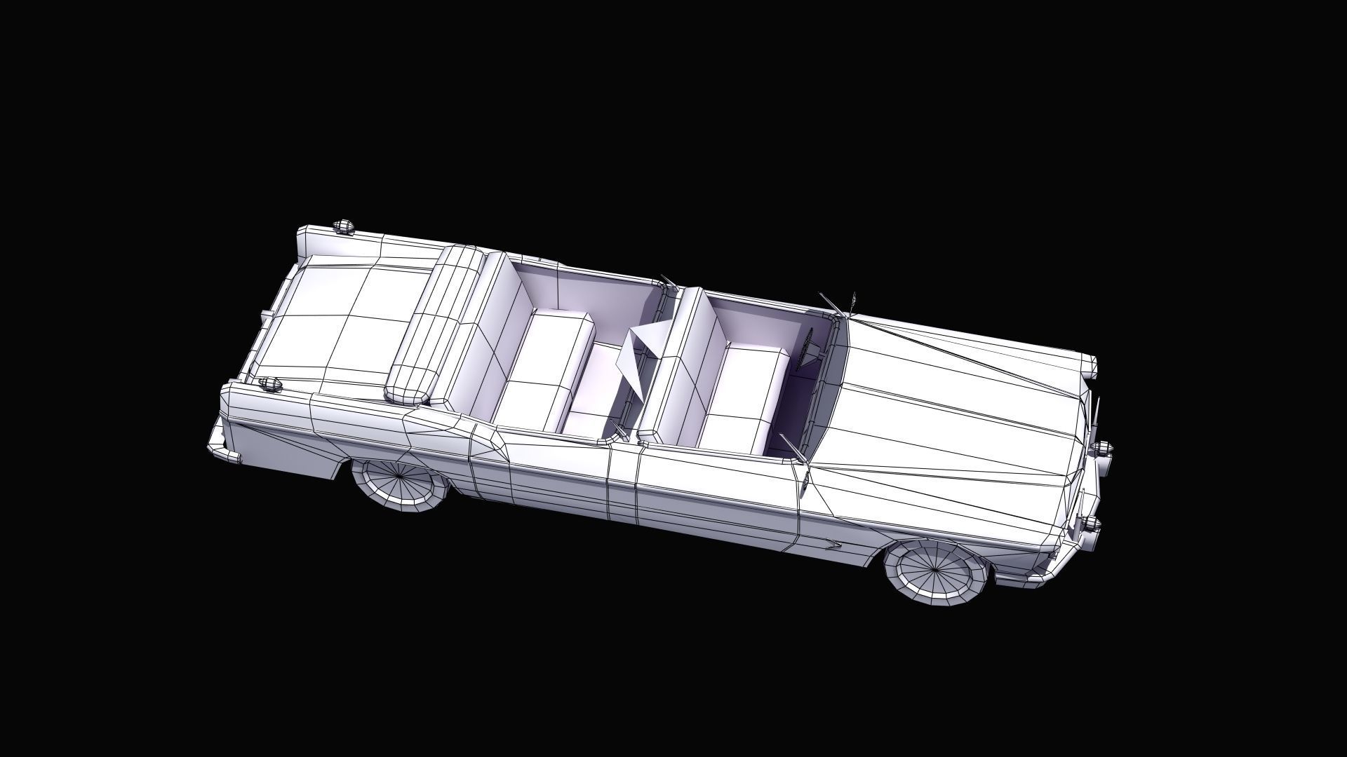 Open Topped Limo 3D model_24