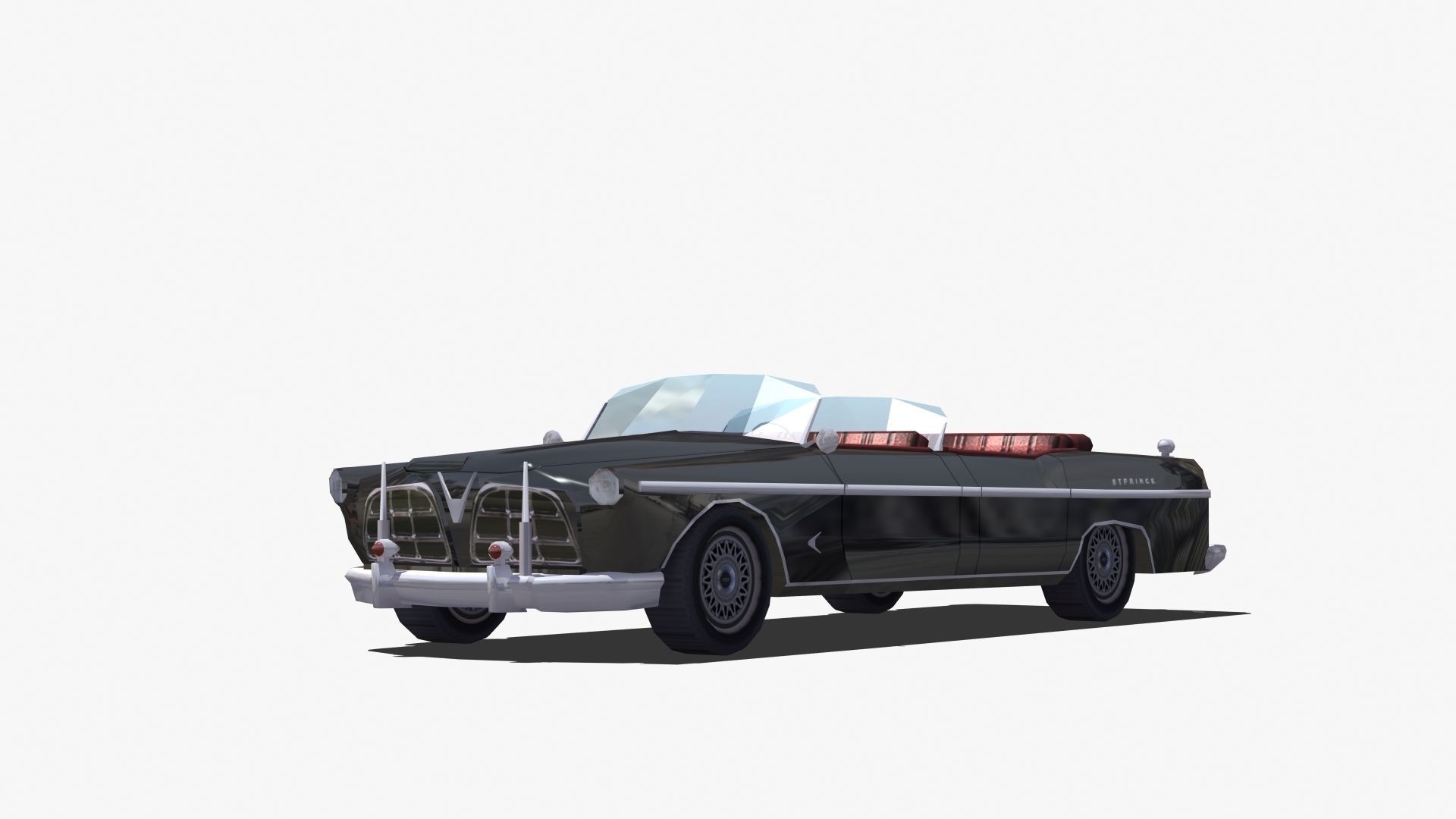 Open Topped Limo 3D model_19
