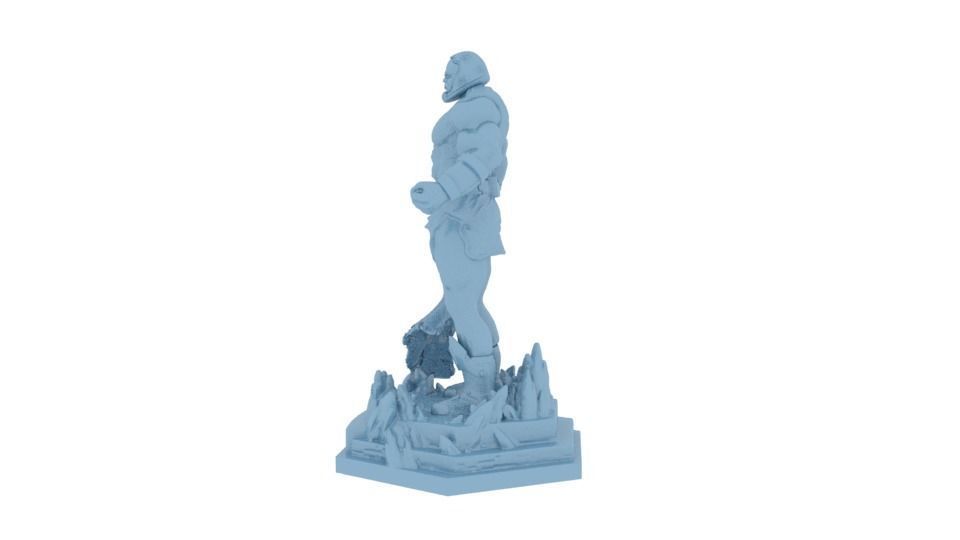 DC Darkseid 3D Model Print 3D print model_3