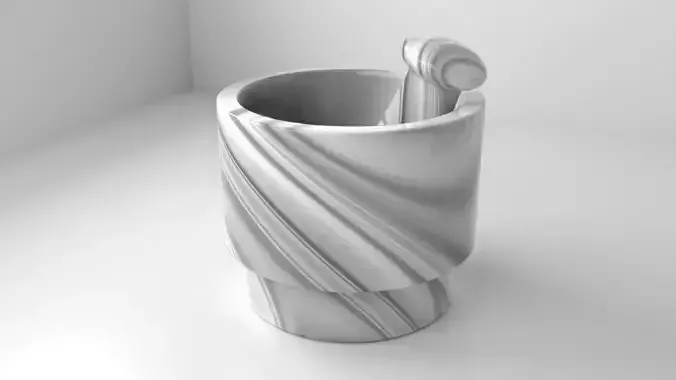 Marble Stone Mortar and Pestle 15