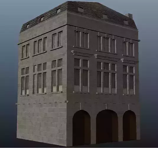 Old building 3D model