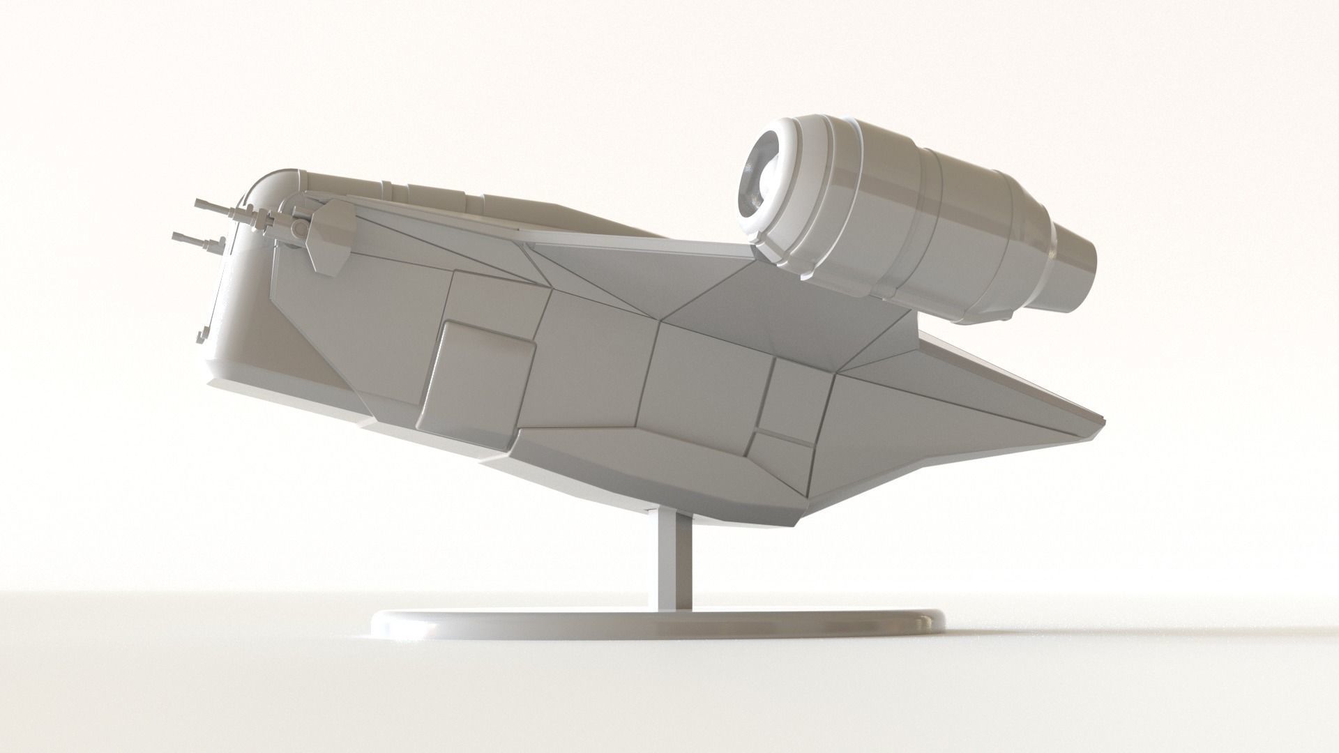 The Mandalorian Razor Crest  3D print model_6