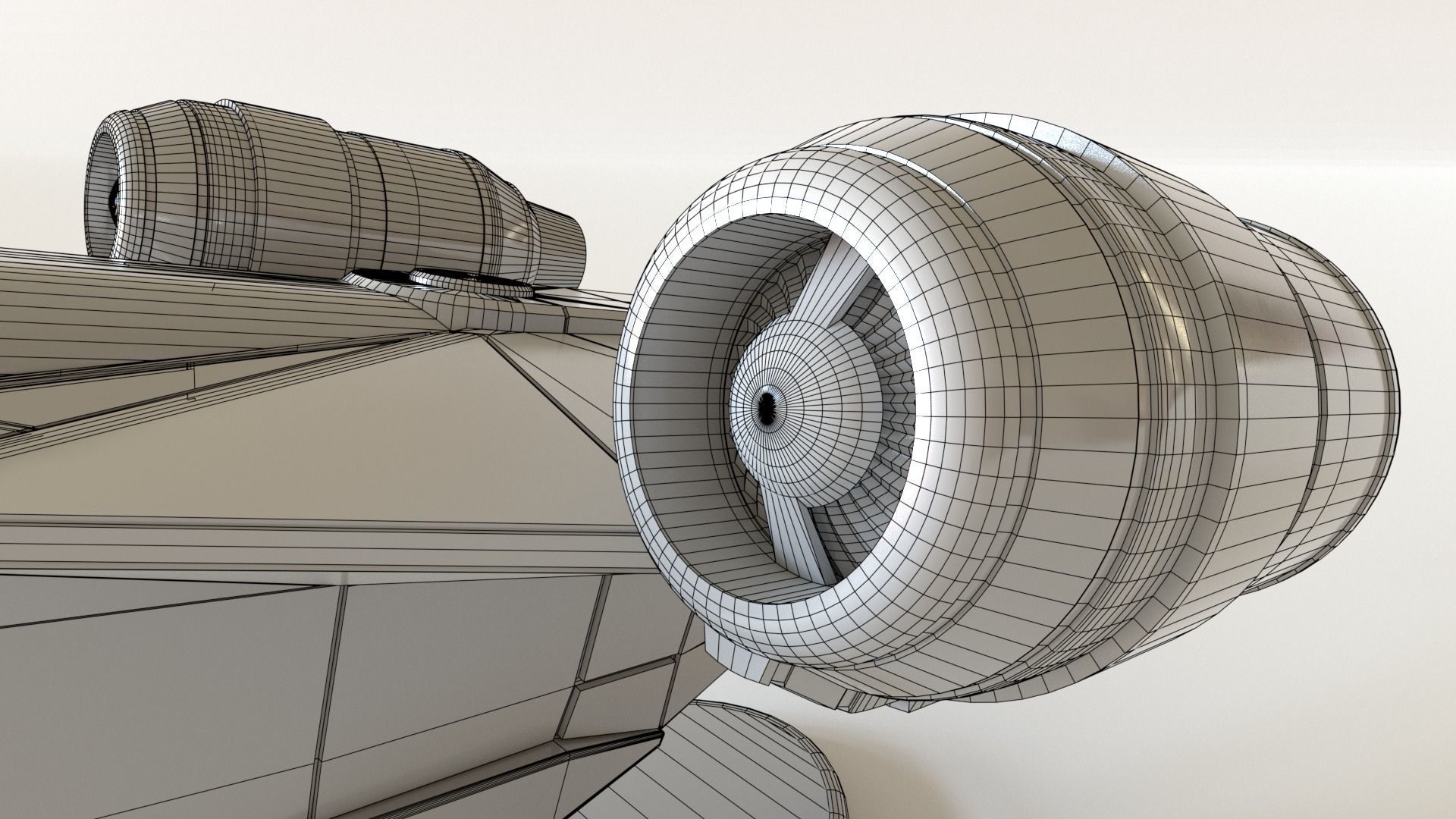 The Mandalorian Razor Crest  3D print model_13