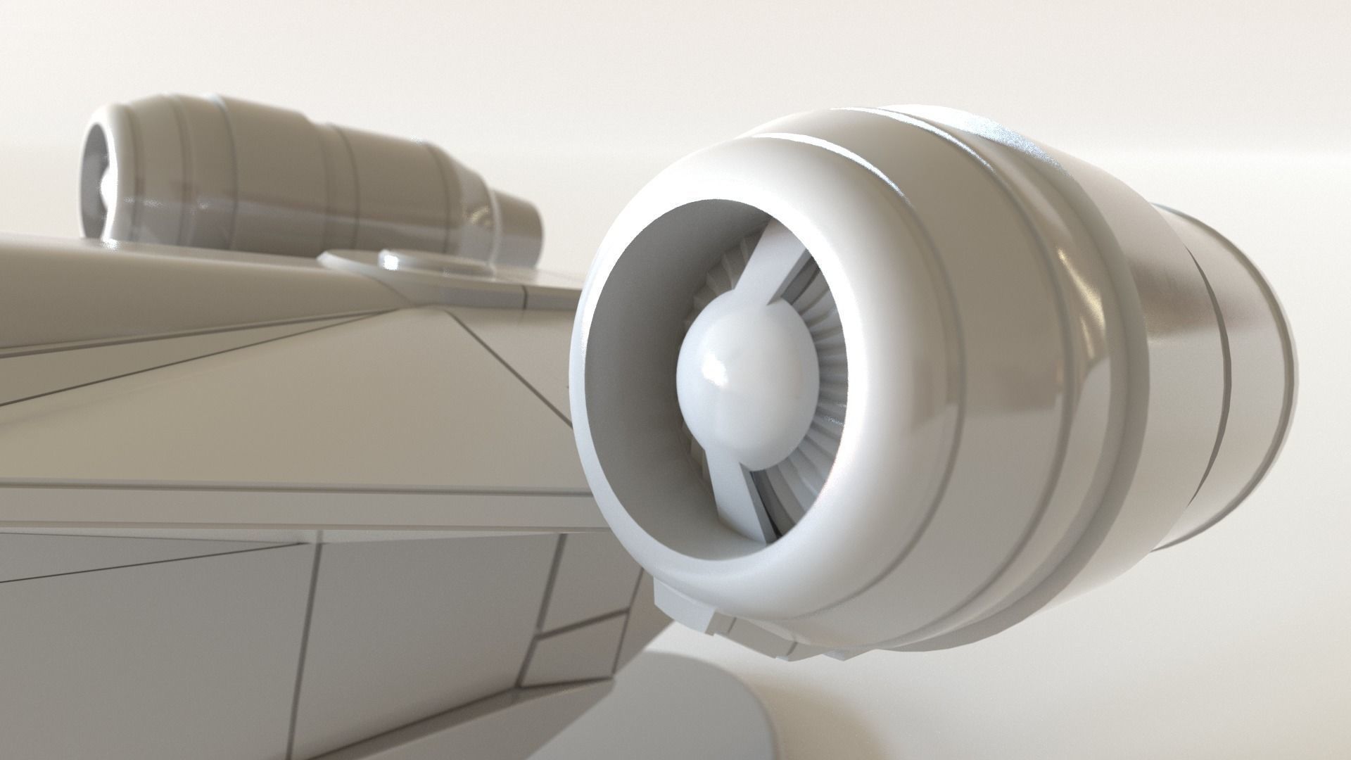 The Mandalorian Razor Crest  3D print model_12