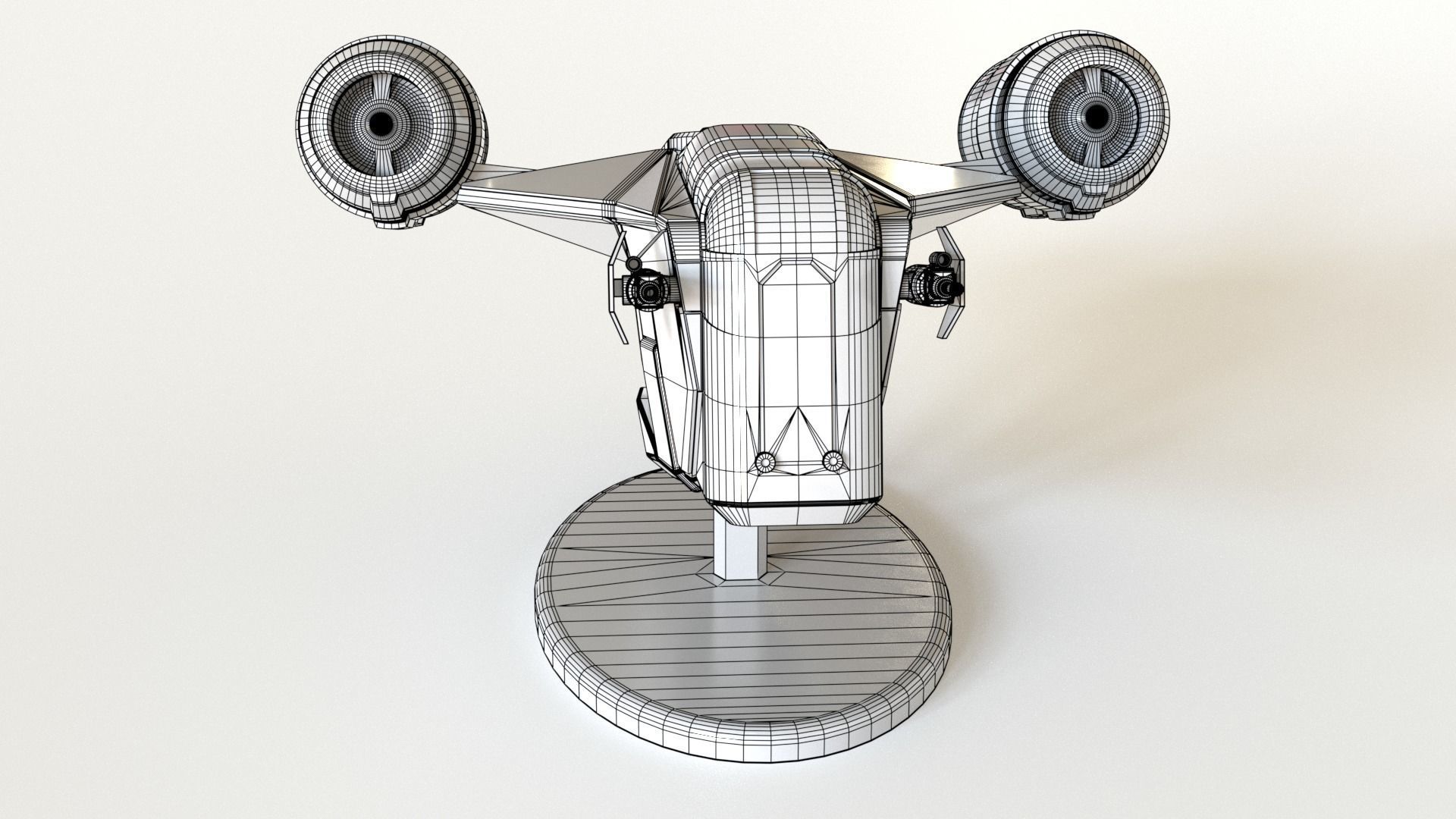 The Mandalorian Razor Crest  3D print model_8