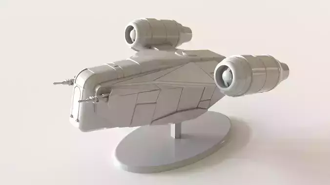 The Mandalorian Razor Crest  3D print model