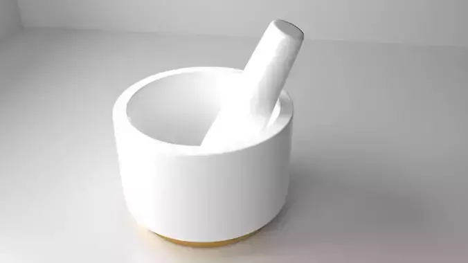 Ceramic Mortar and Pestle 17