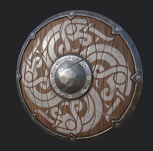 Shield Low-poly 3D model