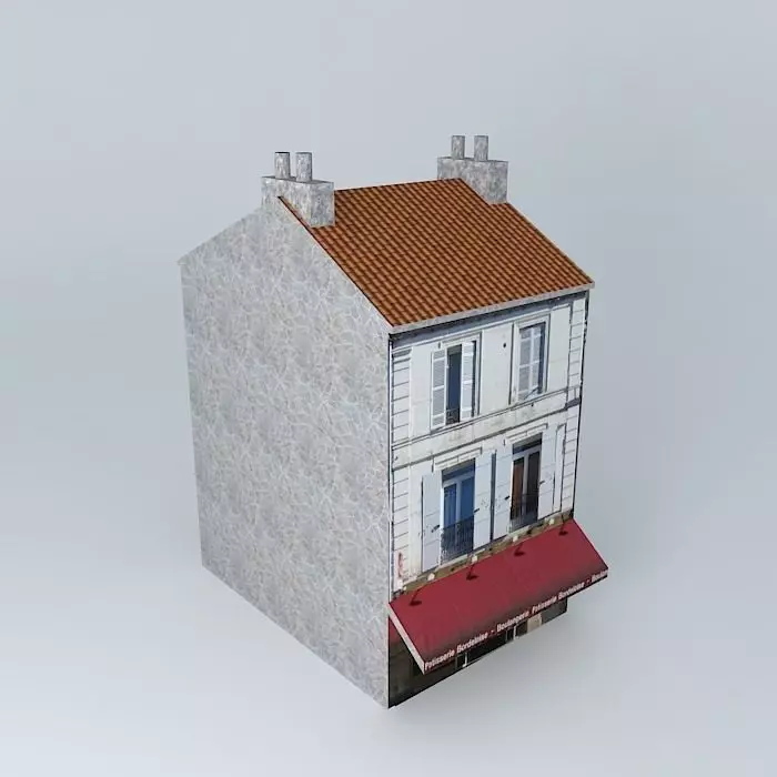 Store Place Nationale Bordelaise Ribérac Free 3D model