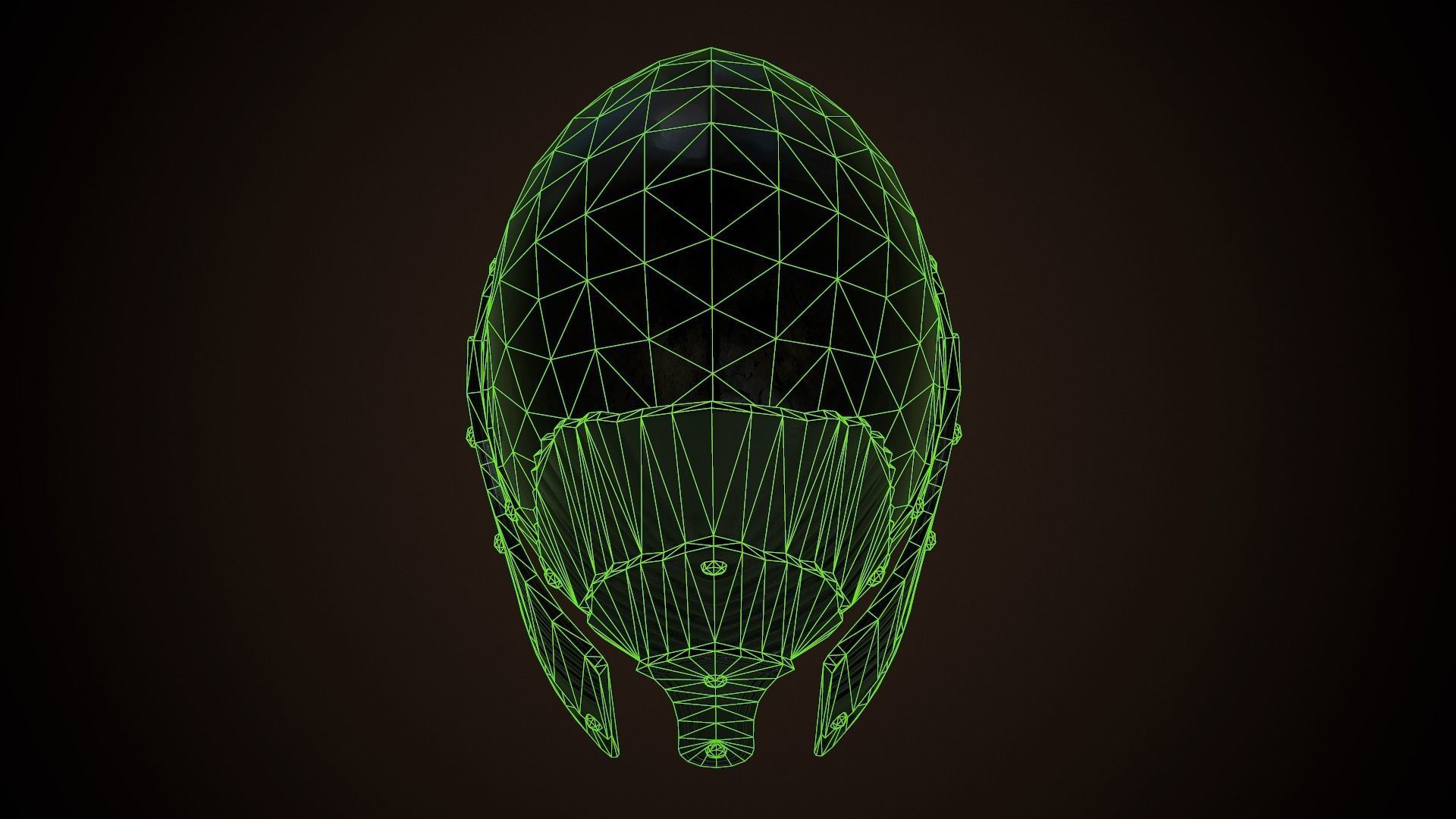 Archon Helmet 01 Low-poly 3D model_19