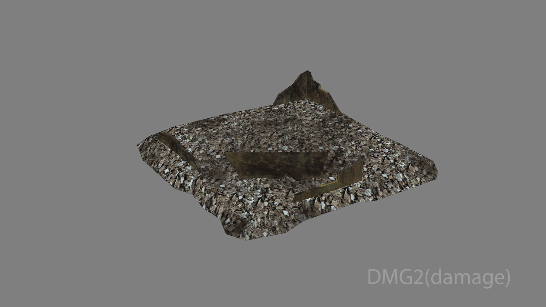 Airport ControlRoom 01 with Damage Low-poly 3D model_11