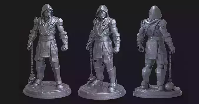 MK Scorpion Sculpture 3D print model