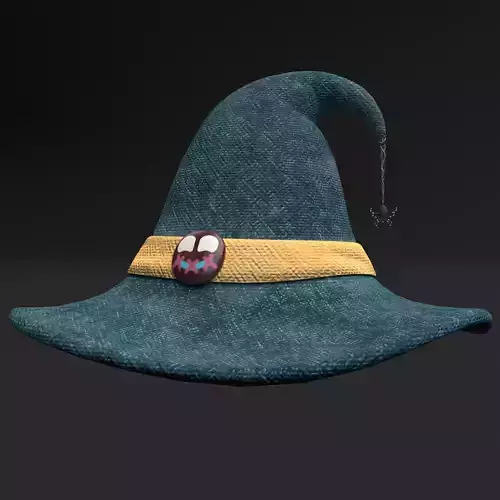 Blue Magic Witch Hat