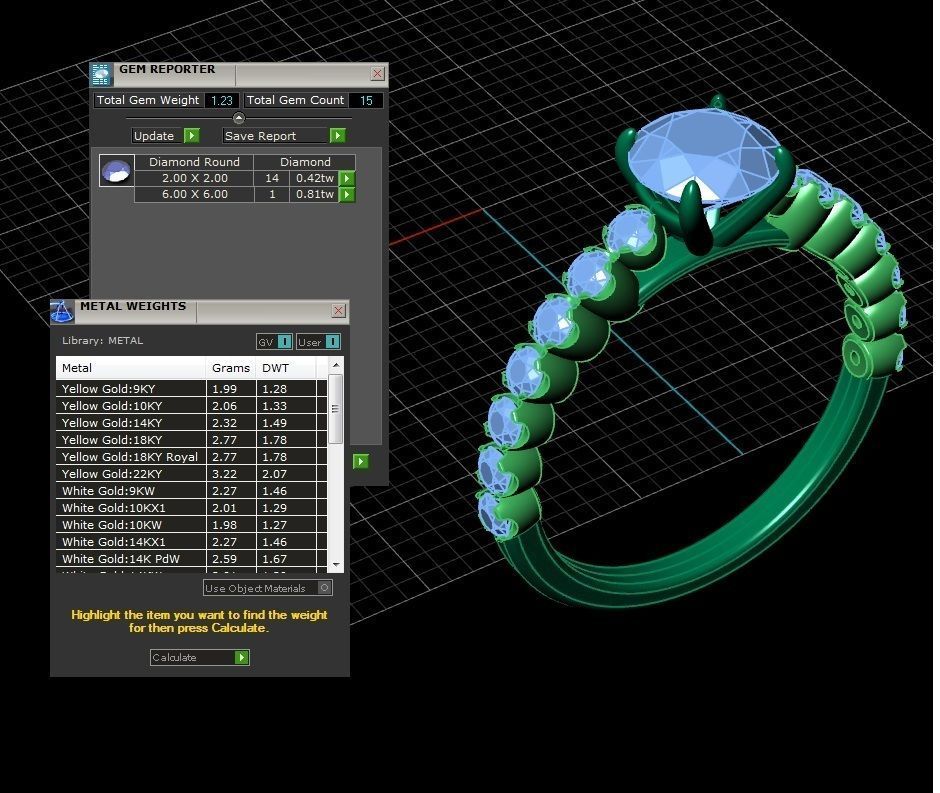 Jewelry Rings NINE RINGS 024 3D print model_2