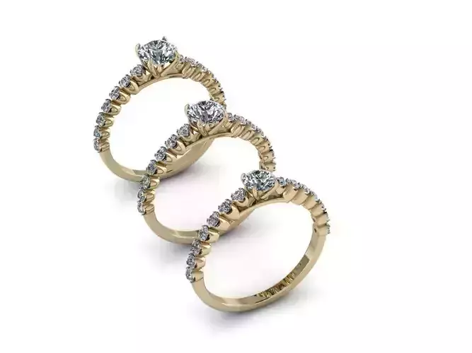 Jewelry Rings NINE RINGS 024 3D print model