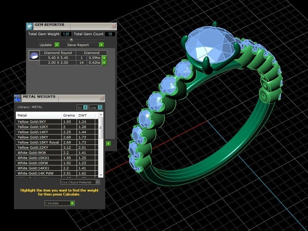 Jewelry Rings NINE RINGS 024 3D print model_3