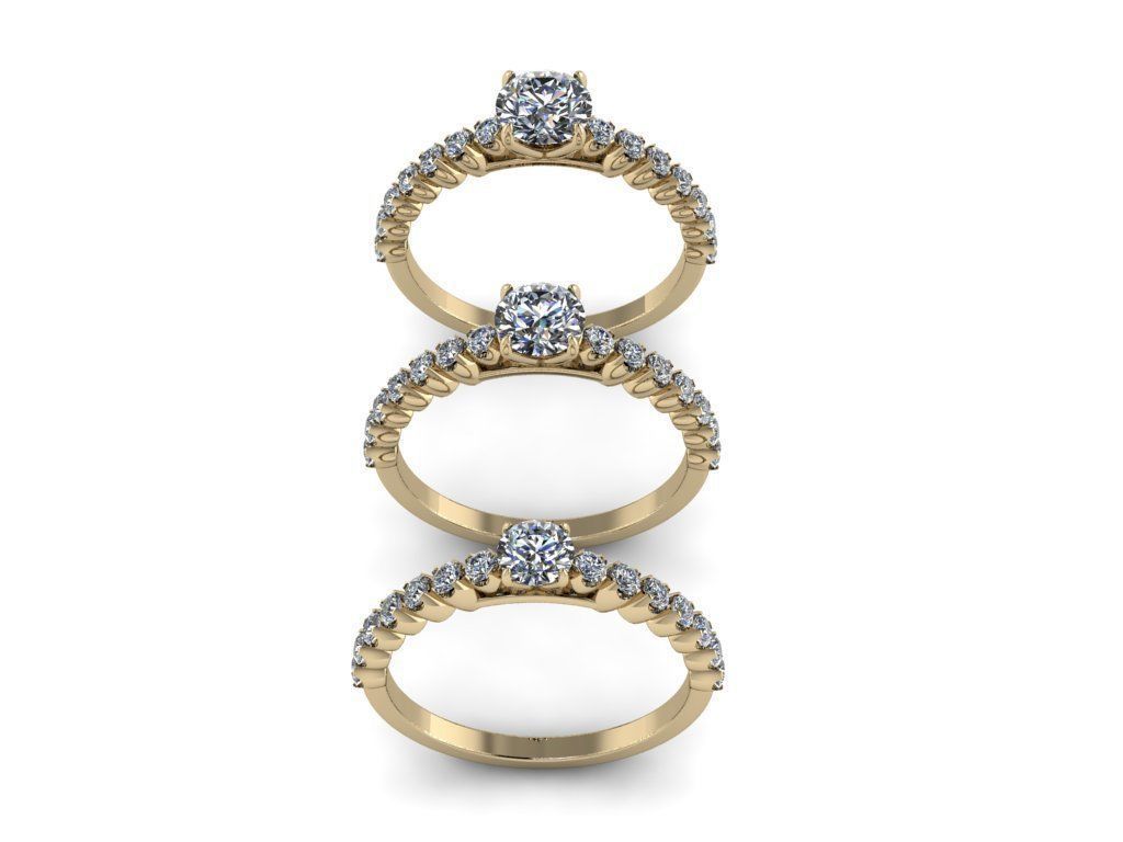 Jewelry Rings NINE RINGS 024 3D print model_4