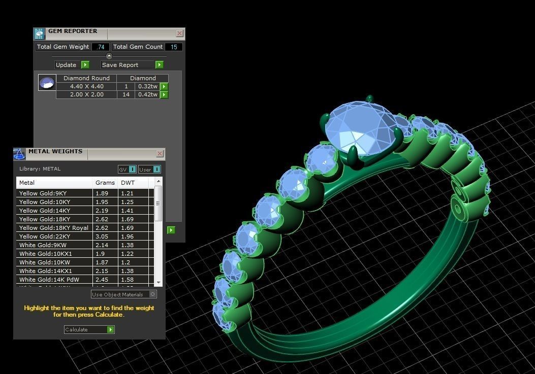Jewelry Rings NINE RINGS 024 3D print model_1