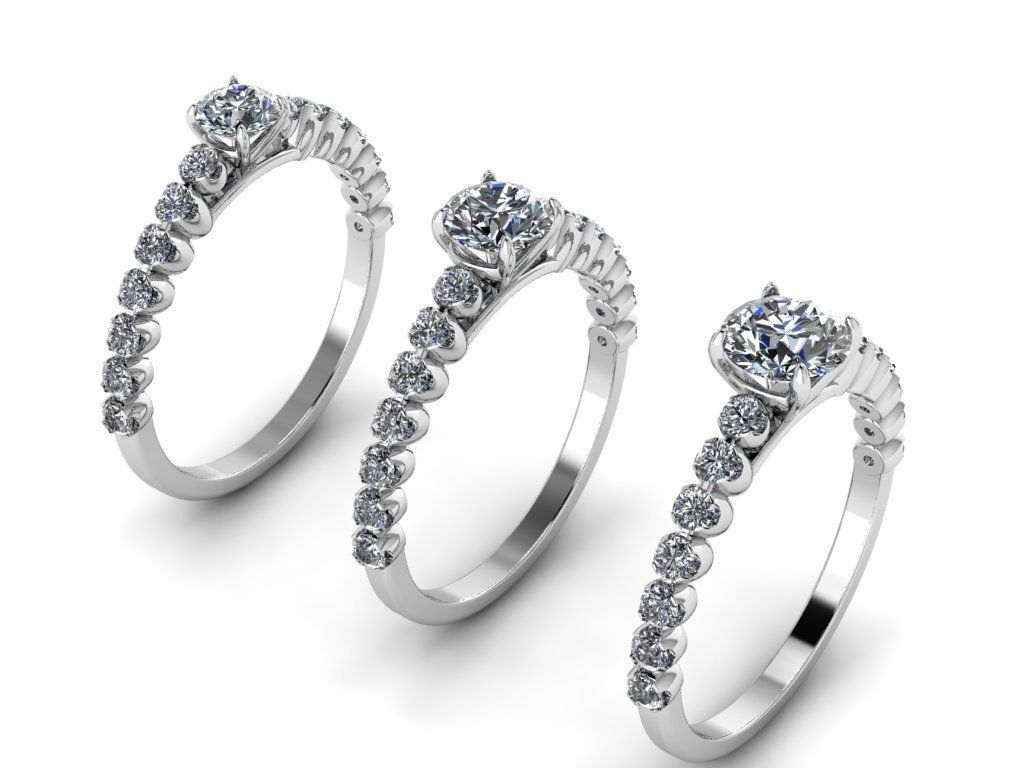 Jewelry Rings NINE RINGS 024 3D print model_9