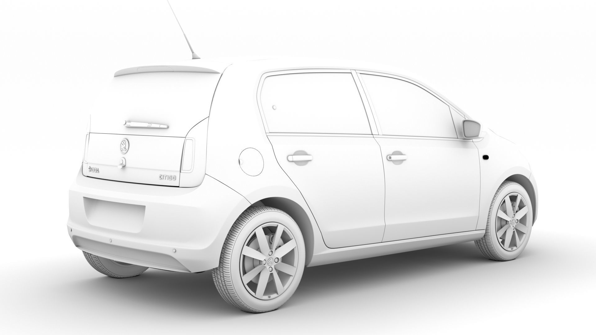 Skoda Citigo 5Doors 2020 3D model_16