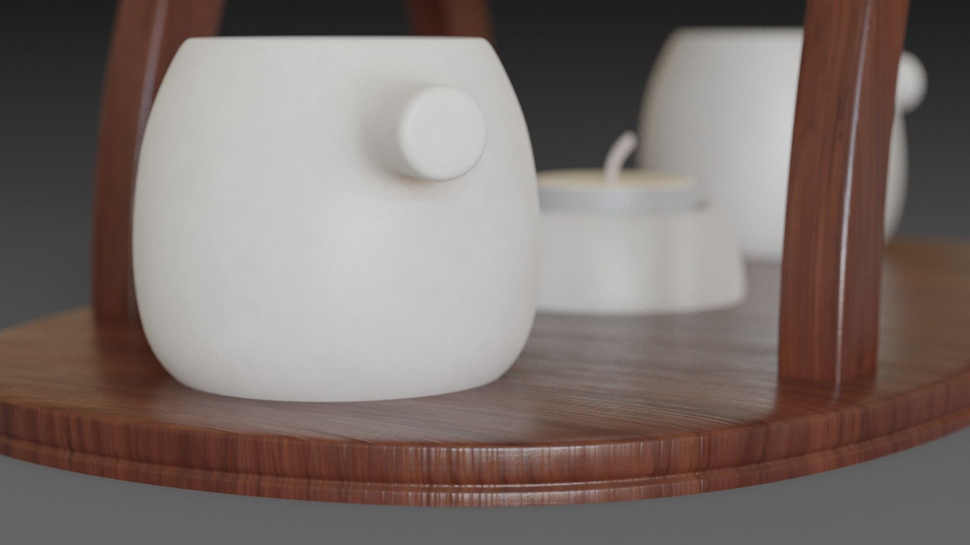 Teapot warmer set 3D model_11