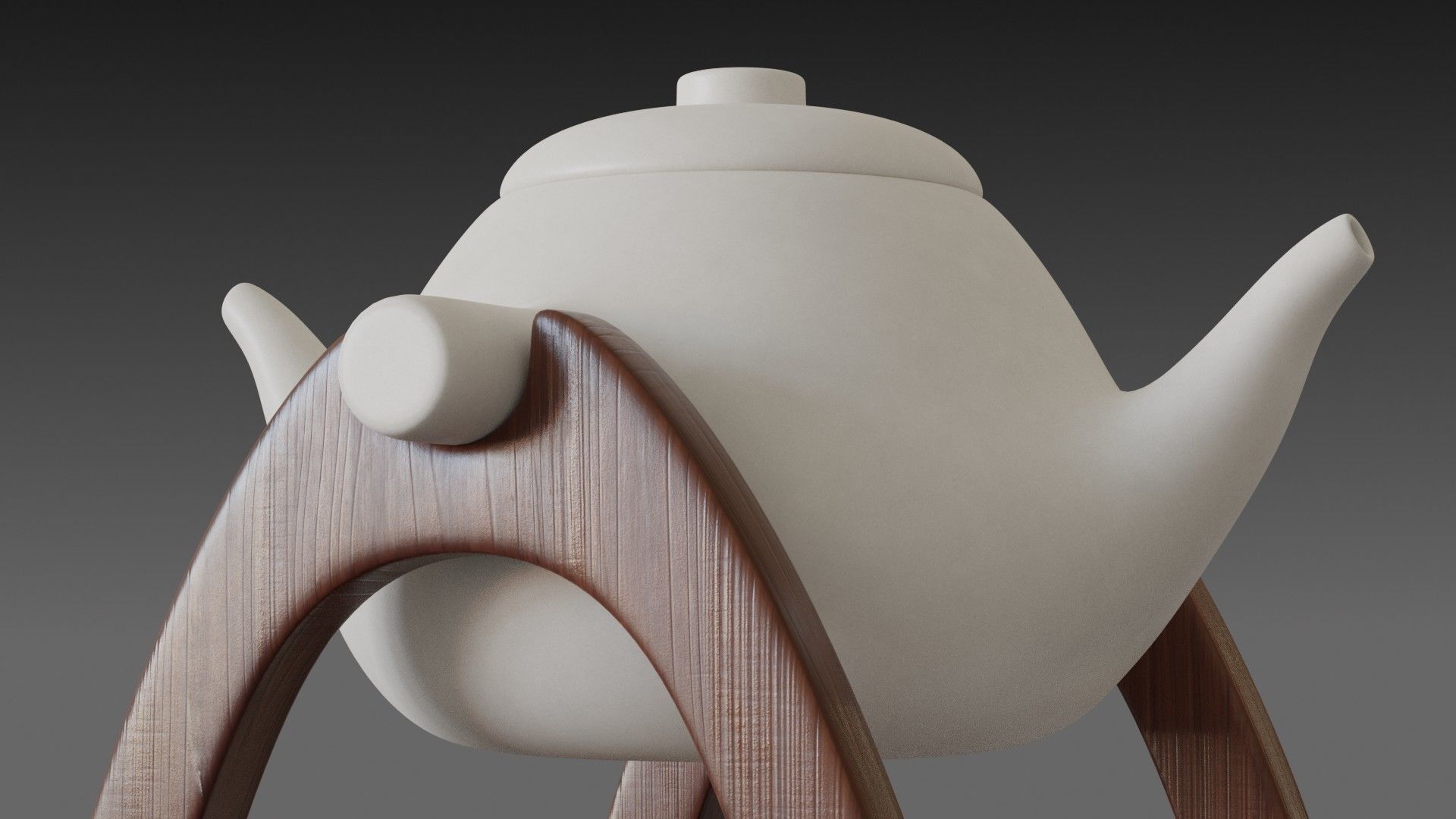 Teapot warmer set 3D model_7