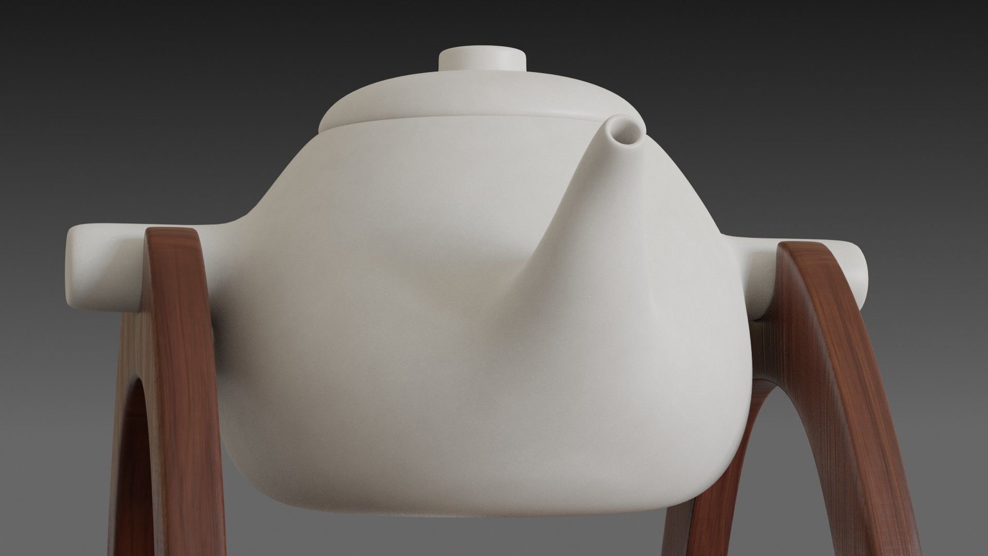 Teapot warmer set 3D model_8