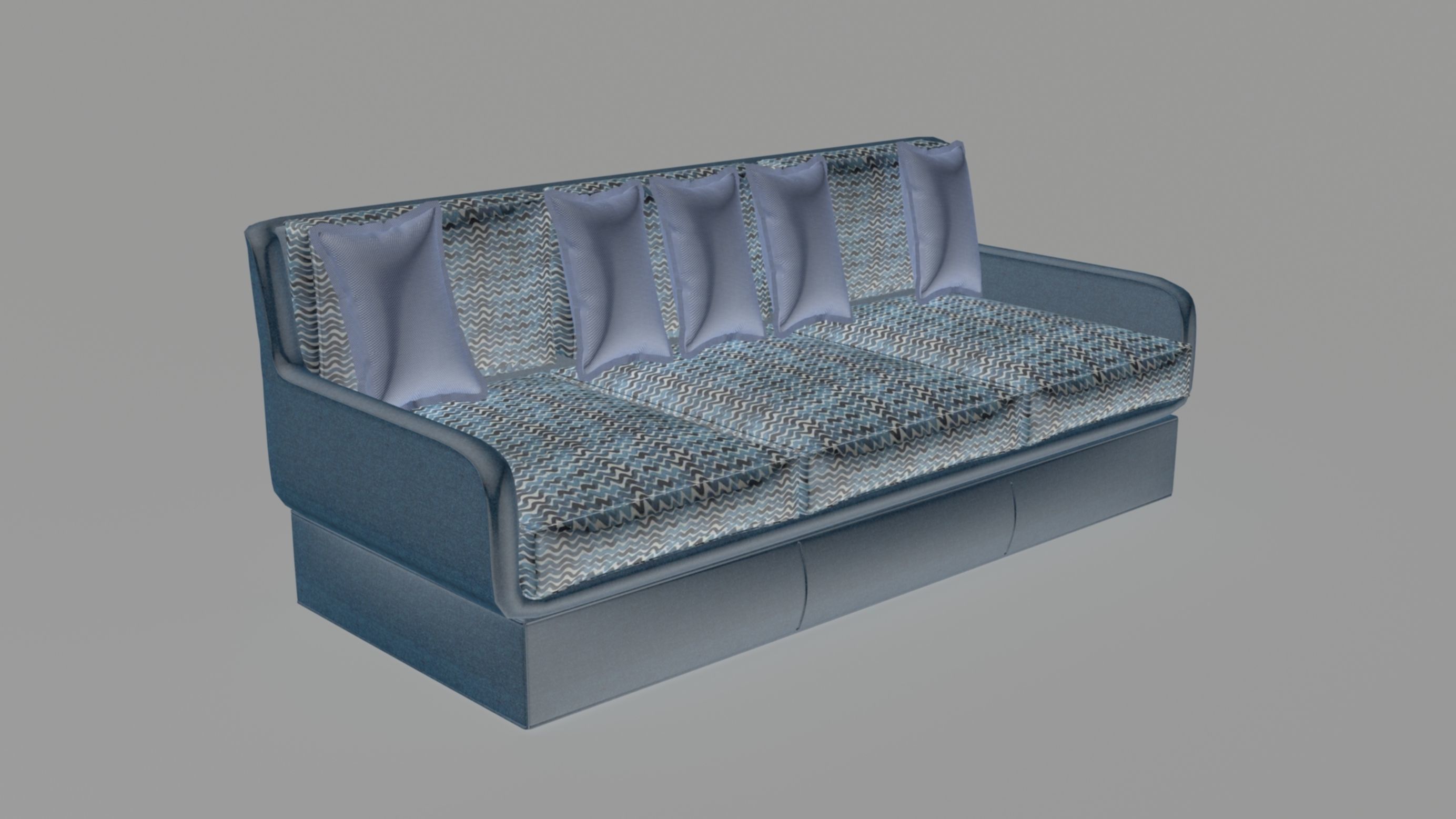 Truman Sofa 3D model_2