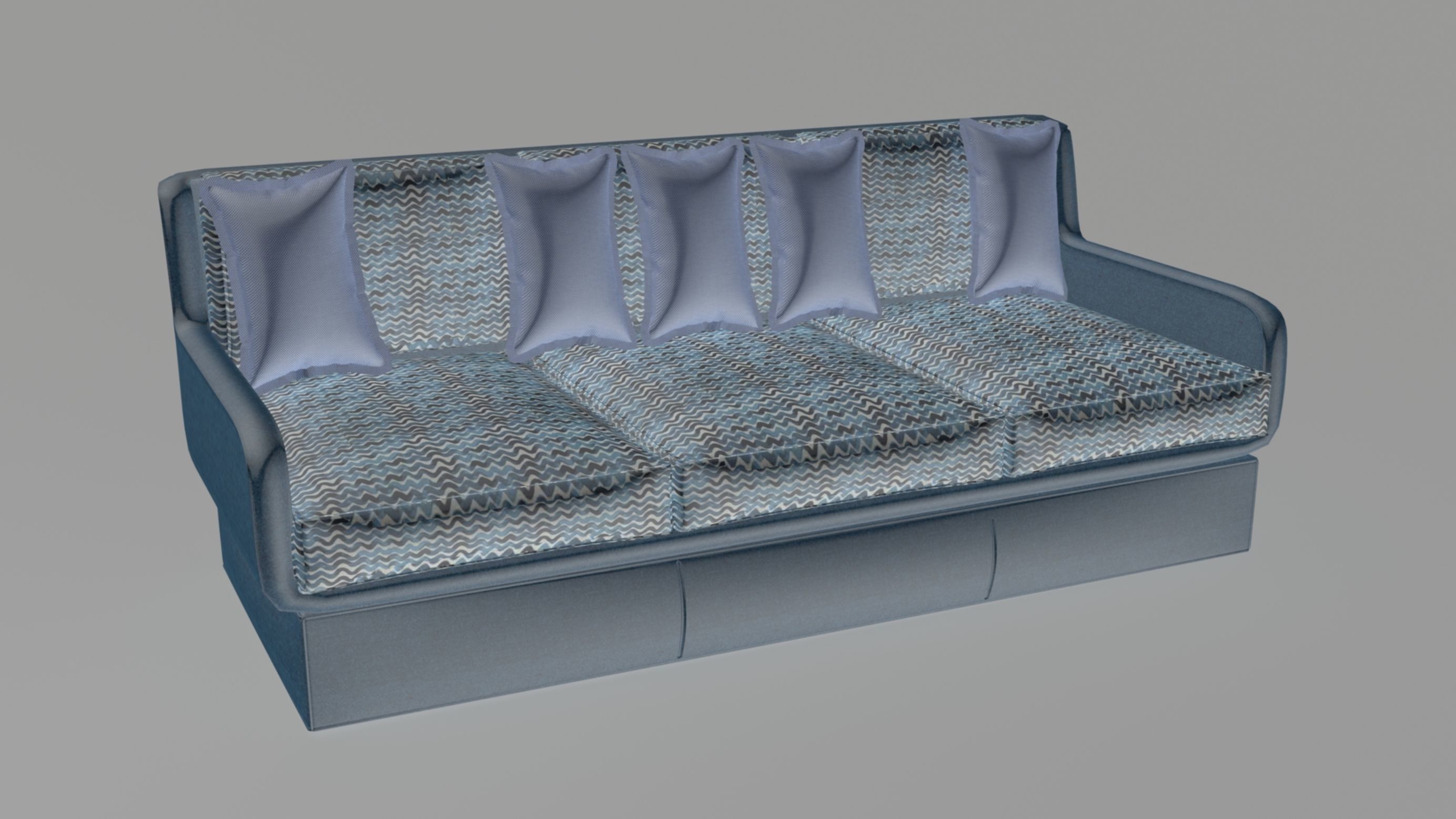 Truman Sofa 3D model_1