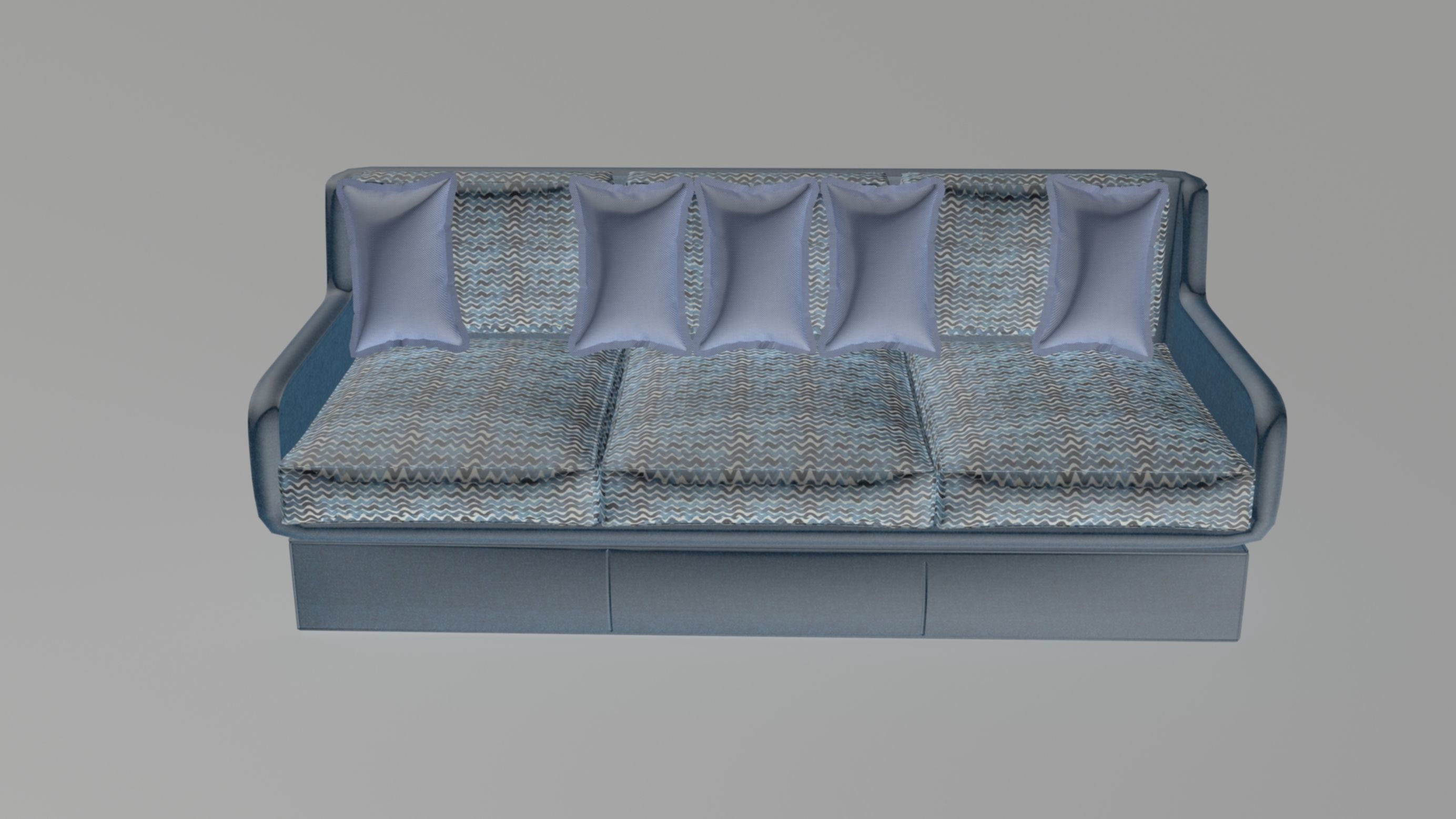 Truman Sofa 3D model_3