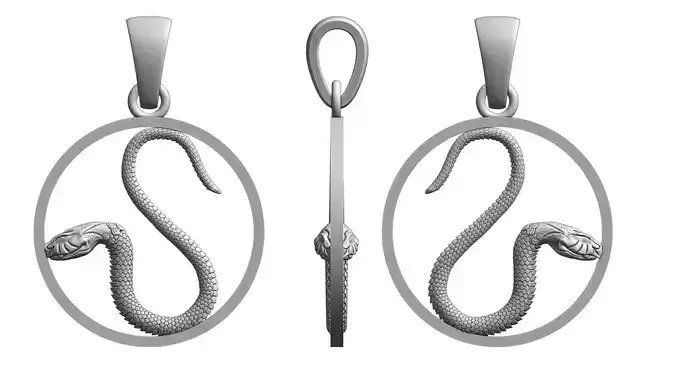 Snake pendant