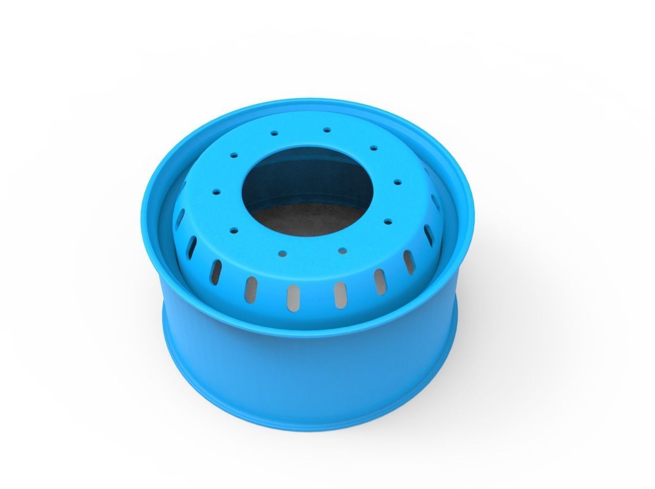 TRUCK WHEEL 3D print model_2