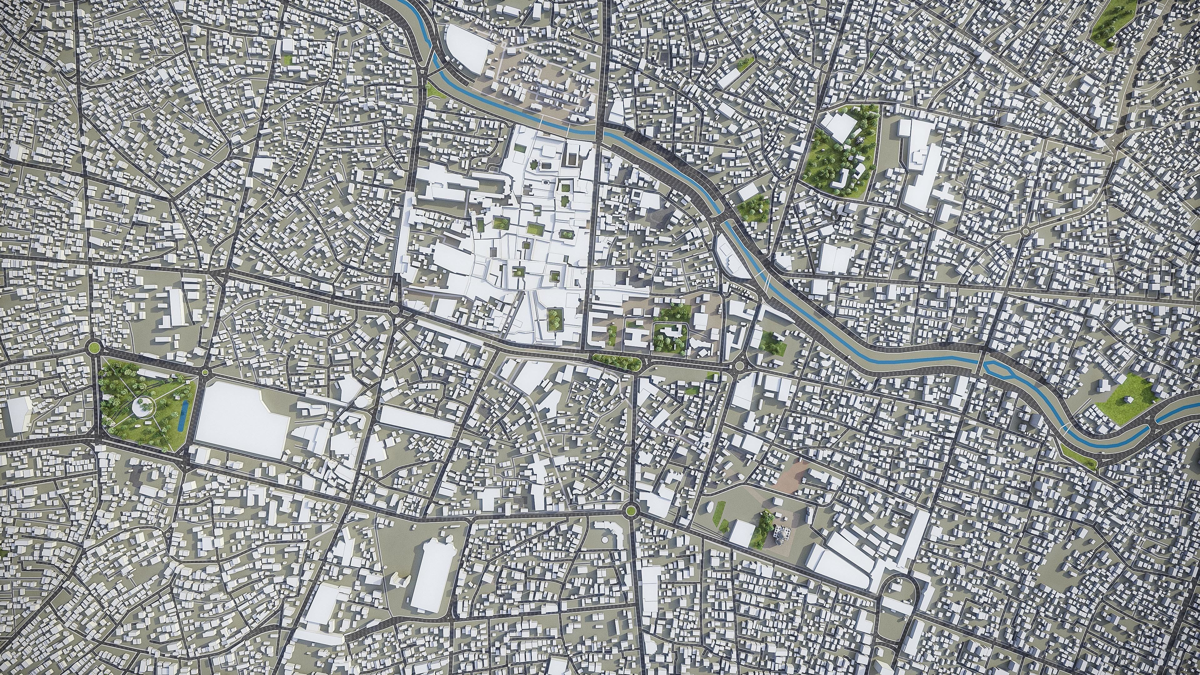 Tabriz Low-poly 3D model_13