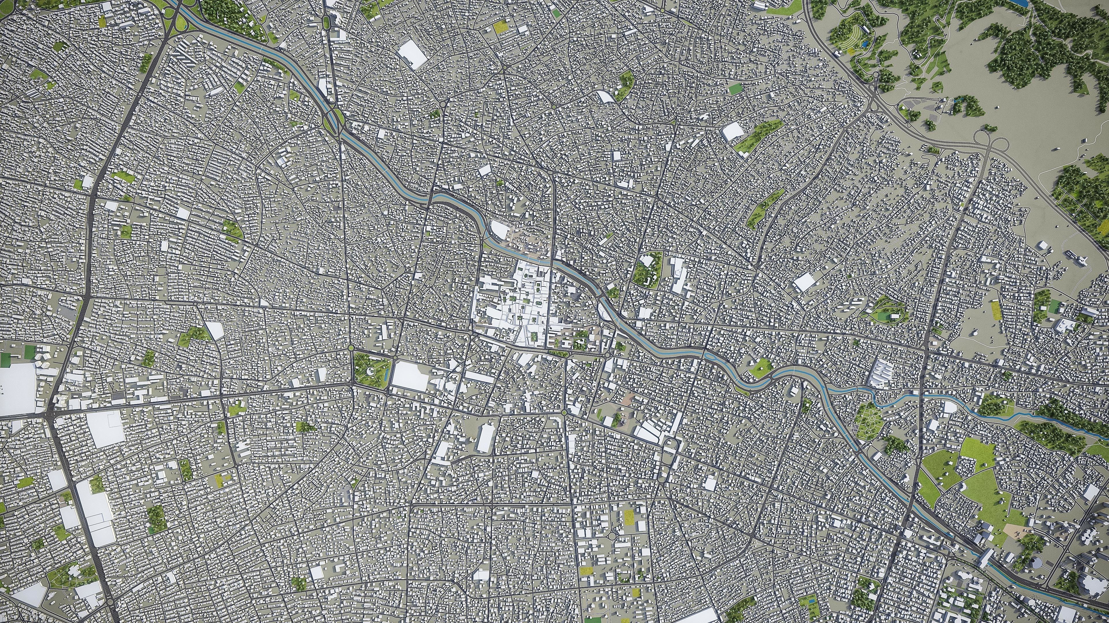 Tabriz Low-poly 3D model_14