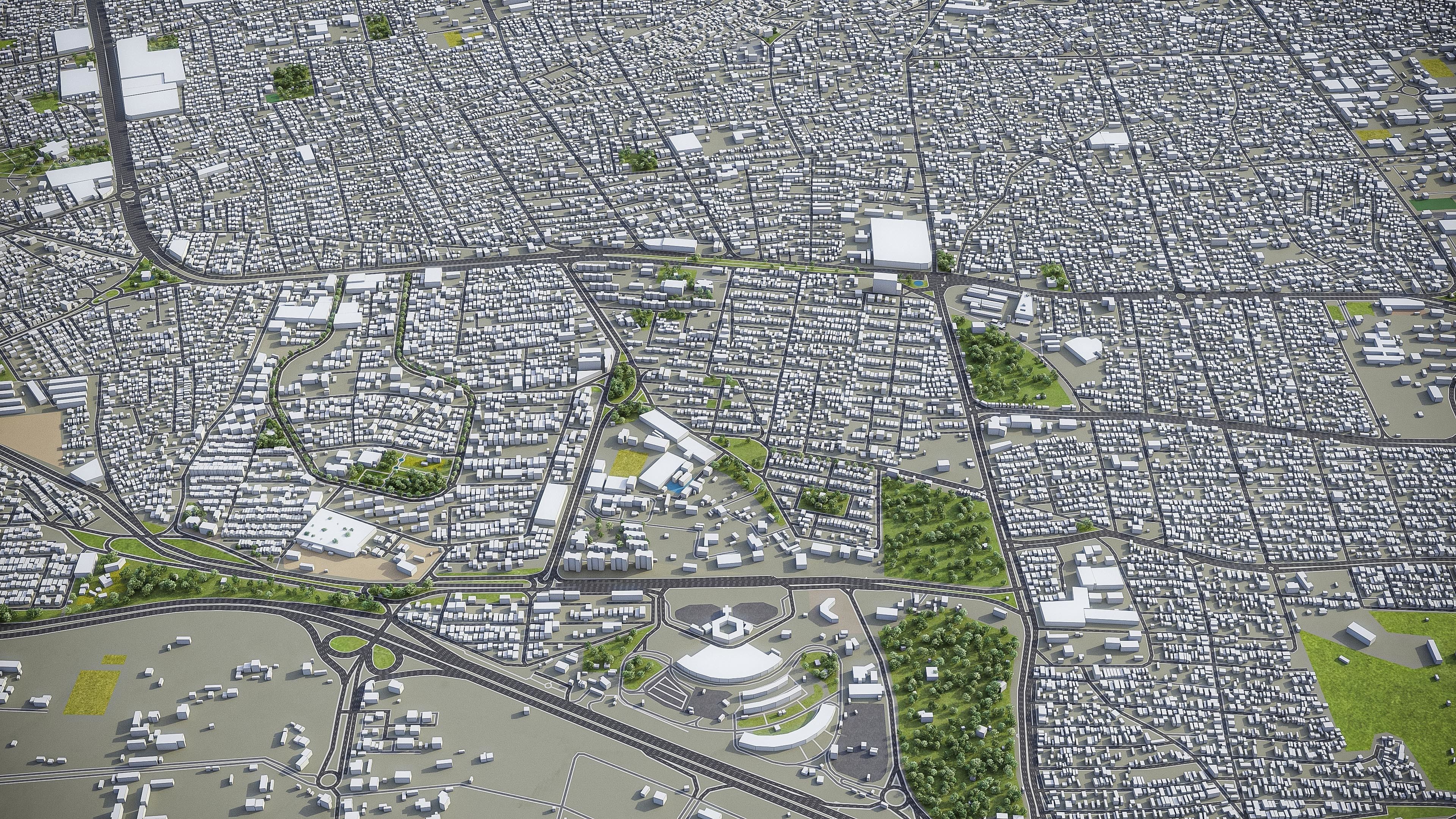 Tabriz Low-poly 3D model_8