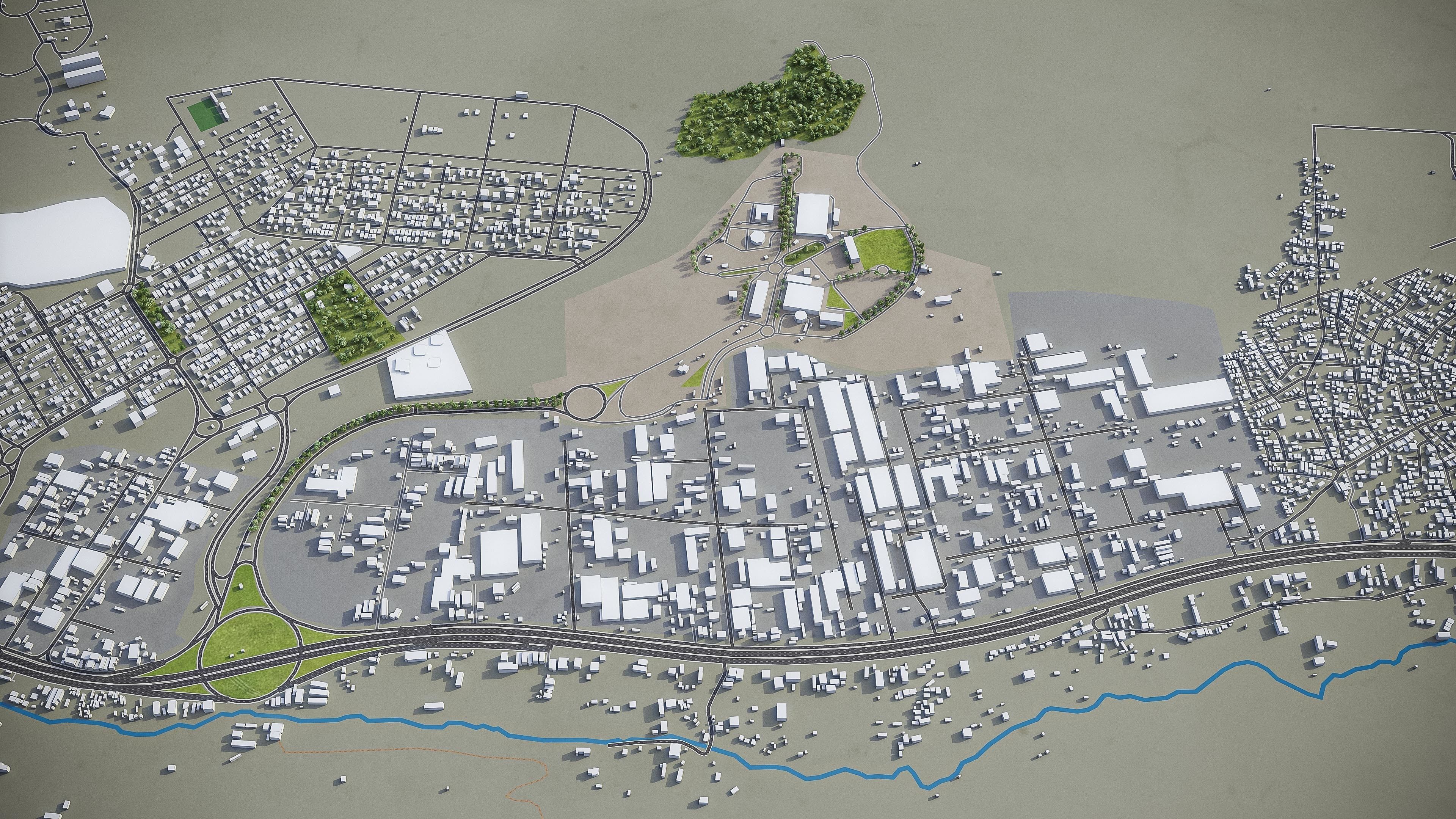 Tabriz Low-poly 3D model_12