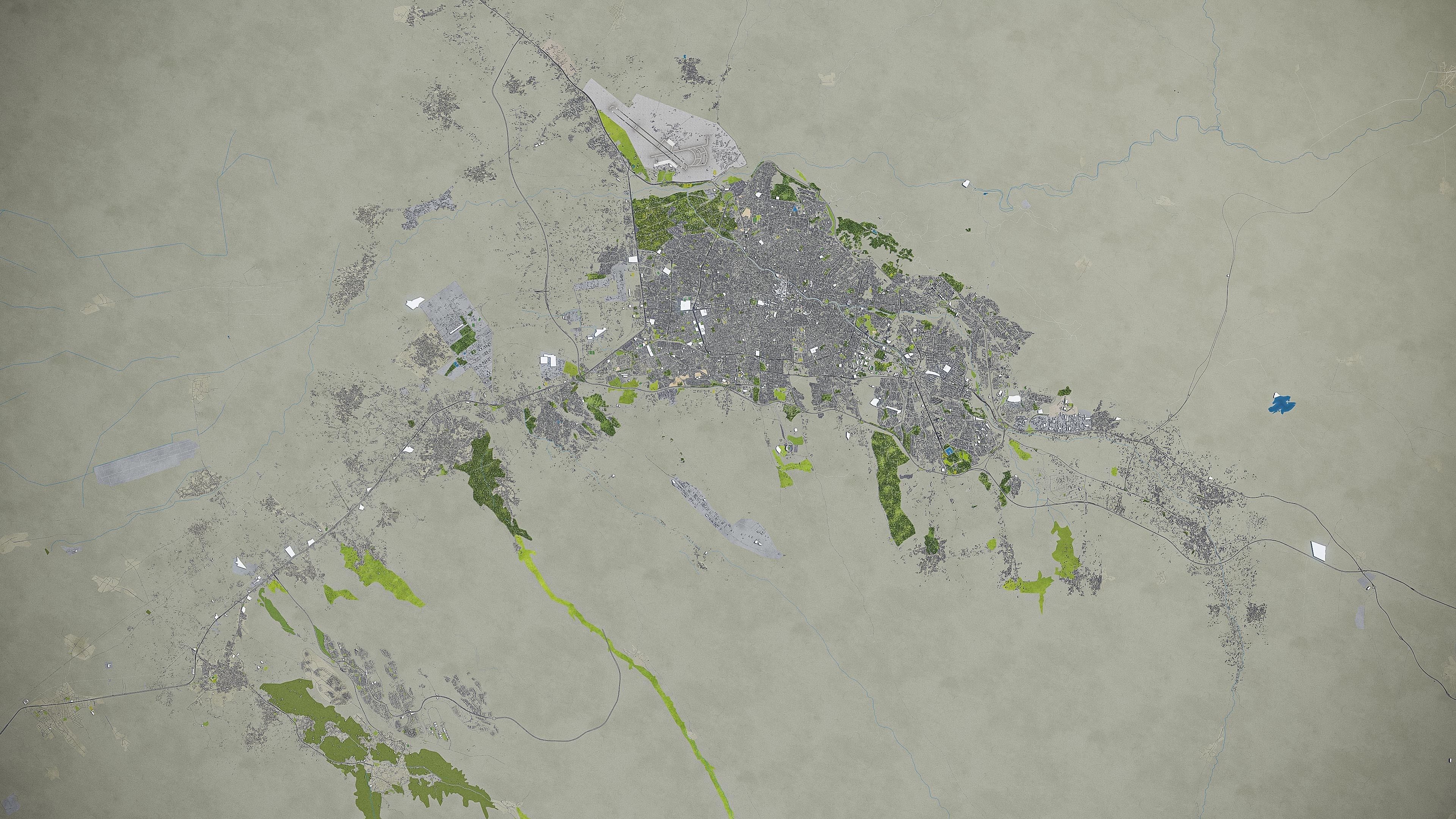 Tabriz Low-poly 3D model_16