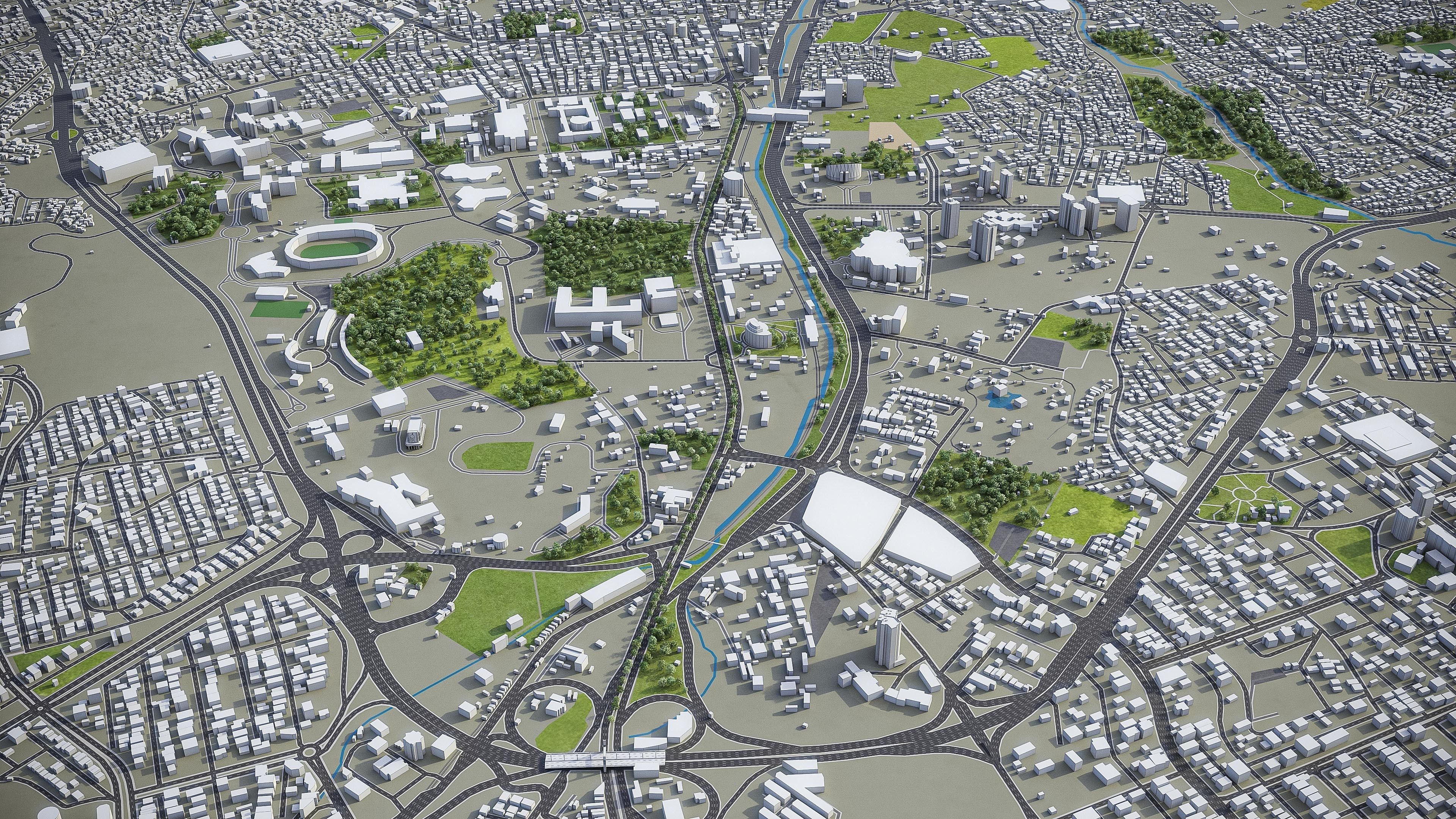 Tabriz Low-poly 3D model_10