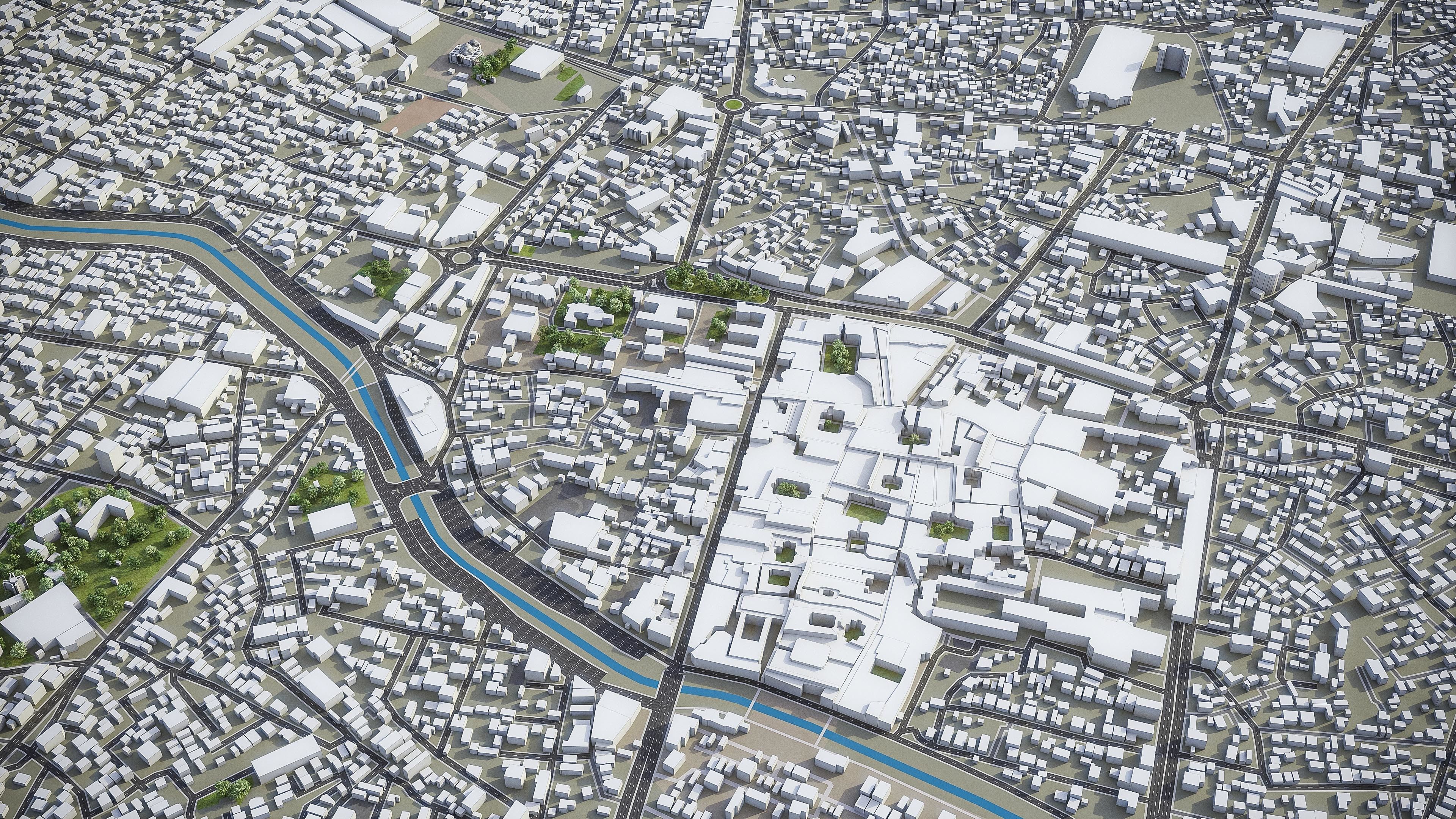 Tabriz Low-poly 3D model_6