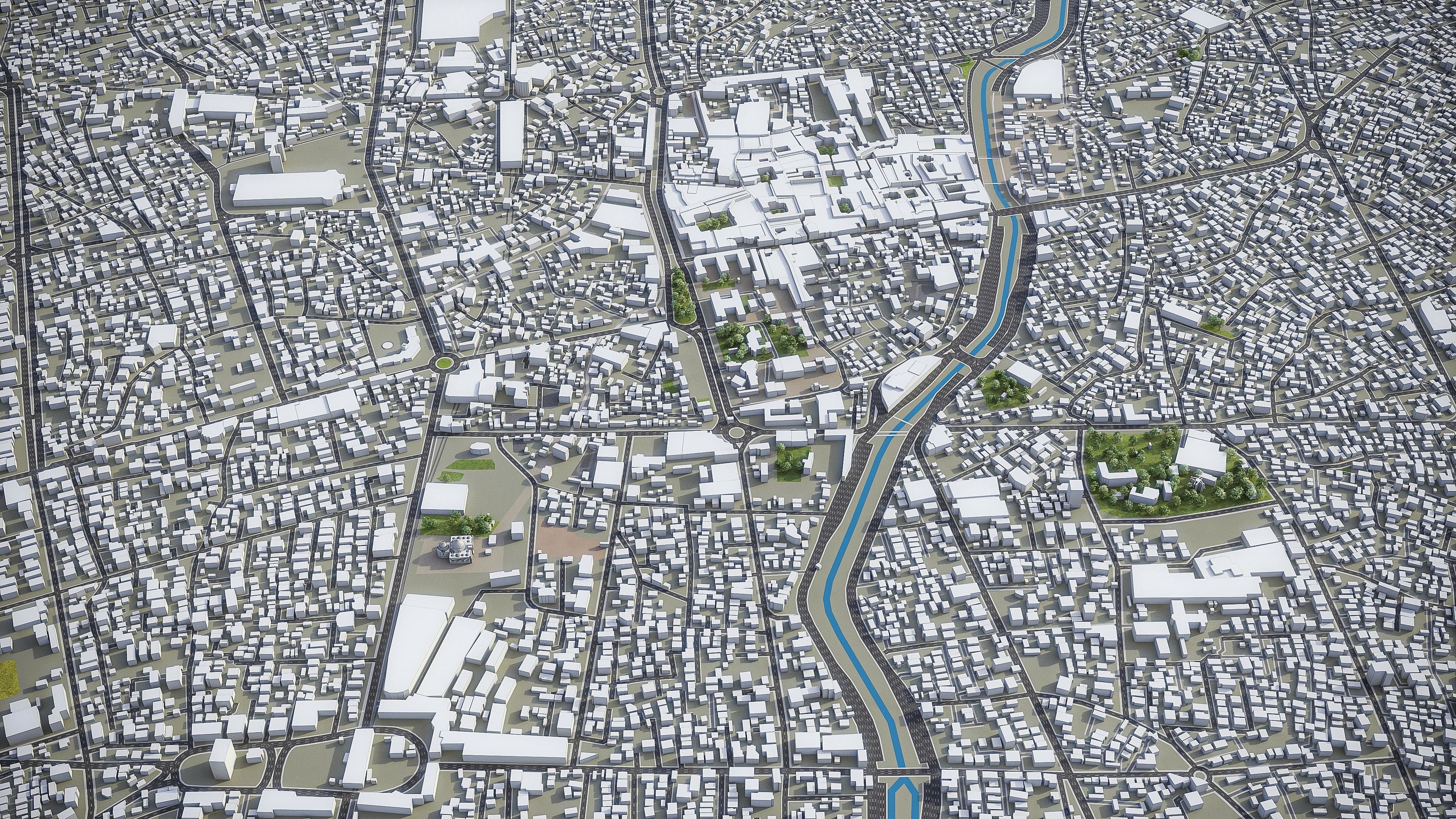 Tabriz Low-poly 3D model_5