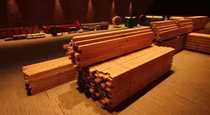 Construction - Warehouse - Building Site Pack - FBX included