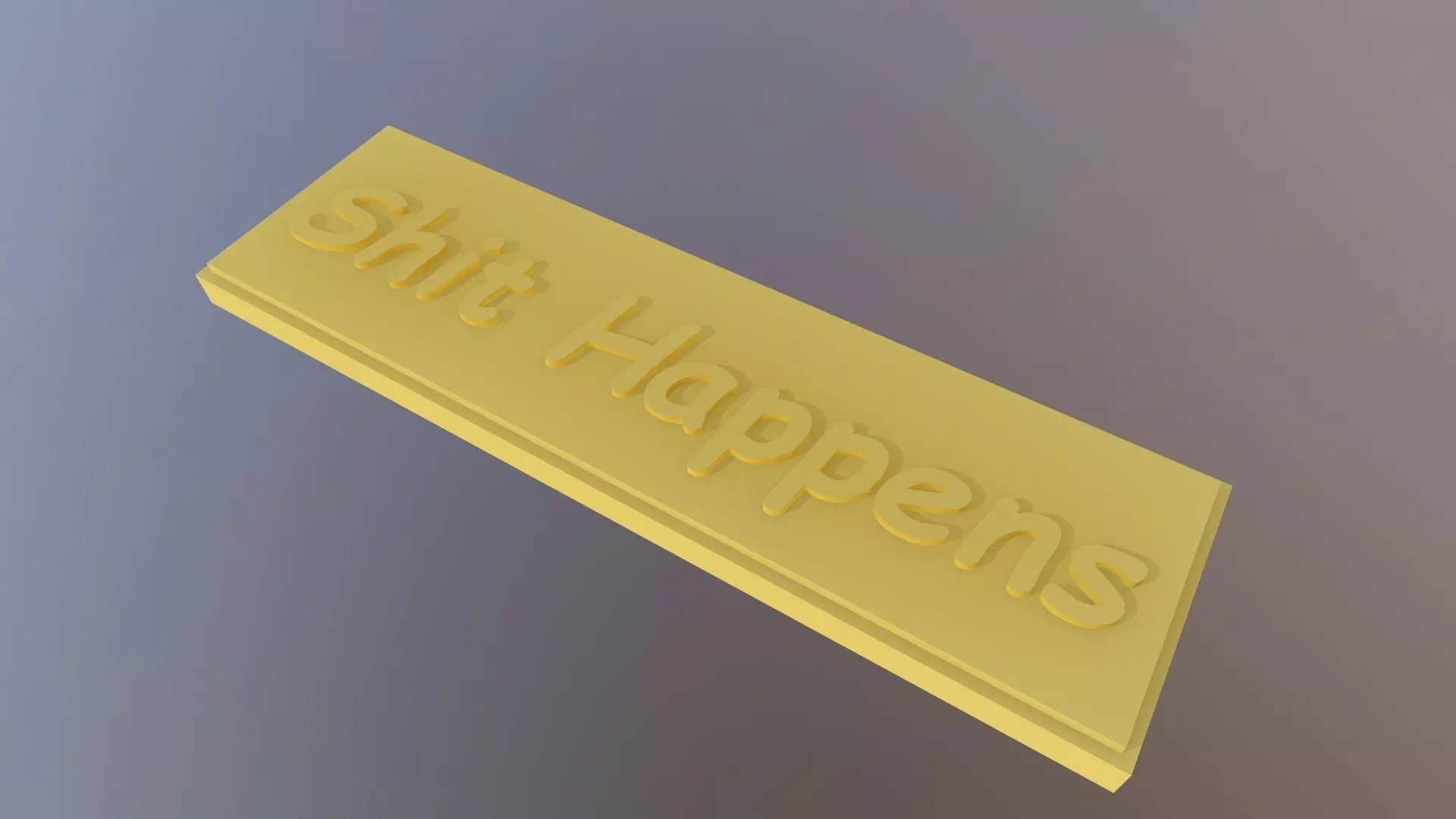 ShitHappens label 3D print model_0