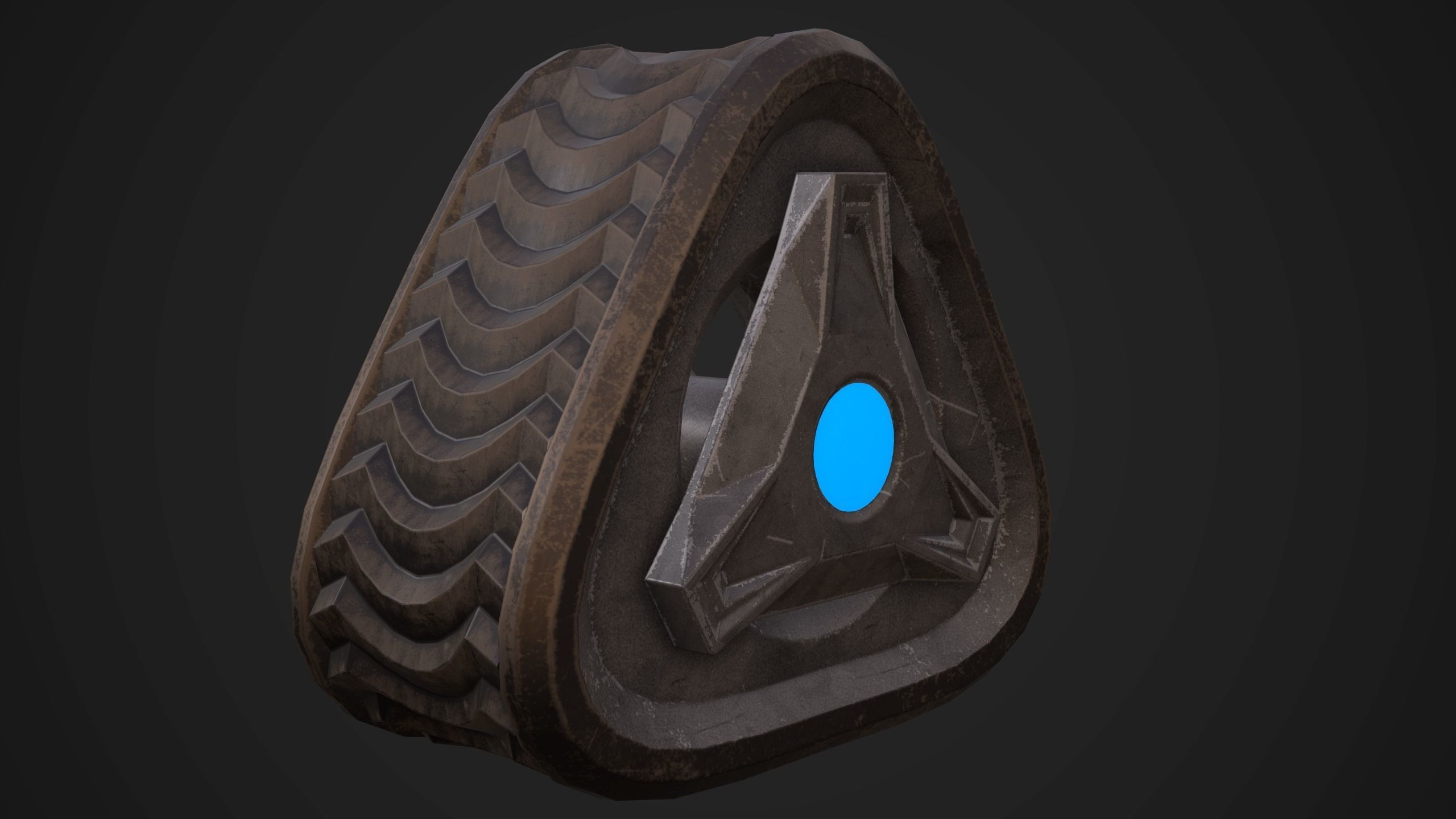 Sci-Fi Armored Military Cars Pack PBR Low-poly 3D model_33